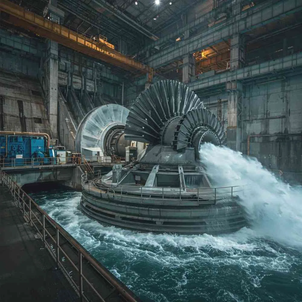 水力発電 水力発電所 タービン フリー写真、フリー素材：南城市 雑貨 愛が届ける02