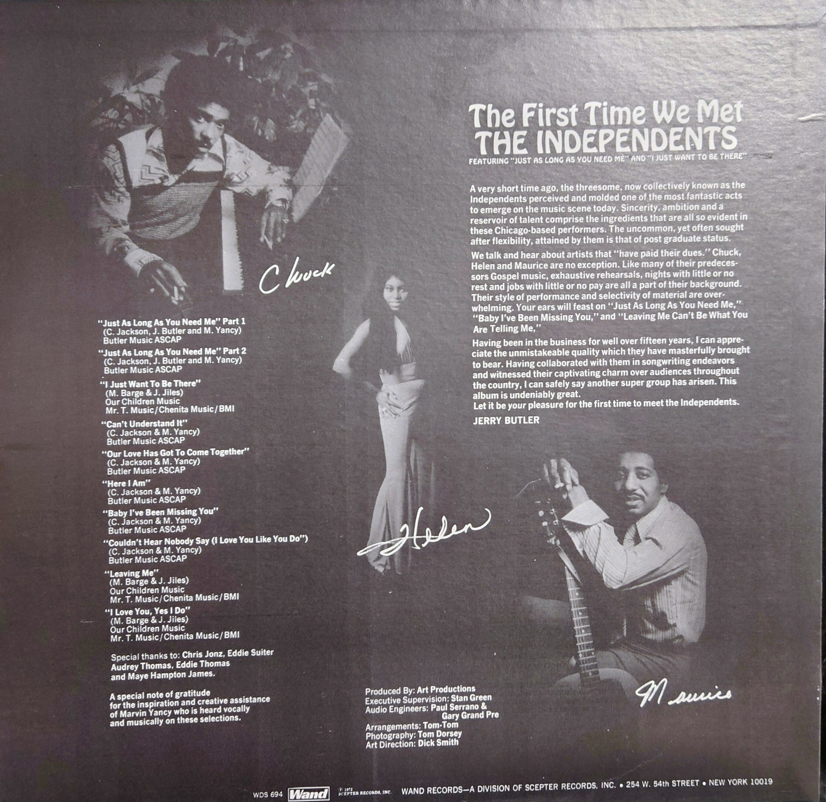 1972年レコード】88)THE INDEPENDENTS :The First Time We Met｜ワイバーン