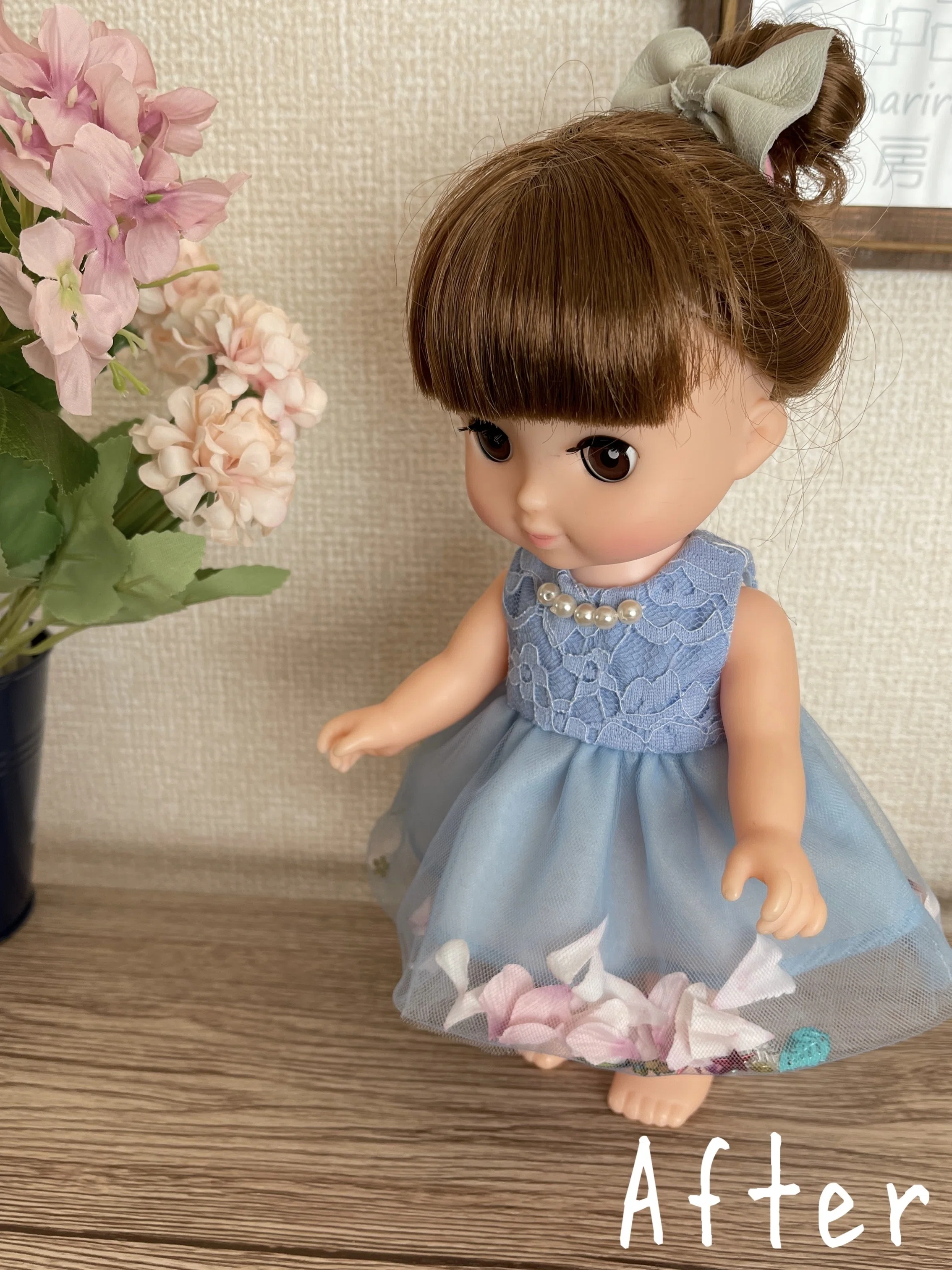 小さな思い出が、さらに小さなかわいい姿に。ベビードレスからドール服