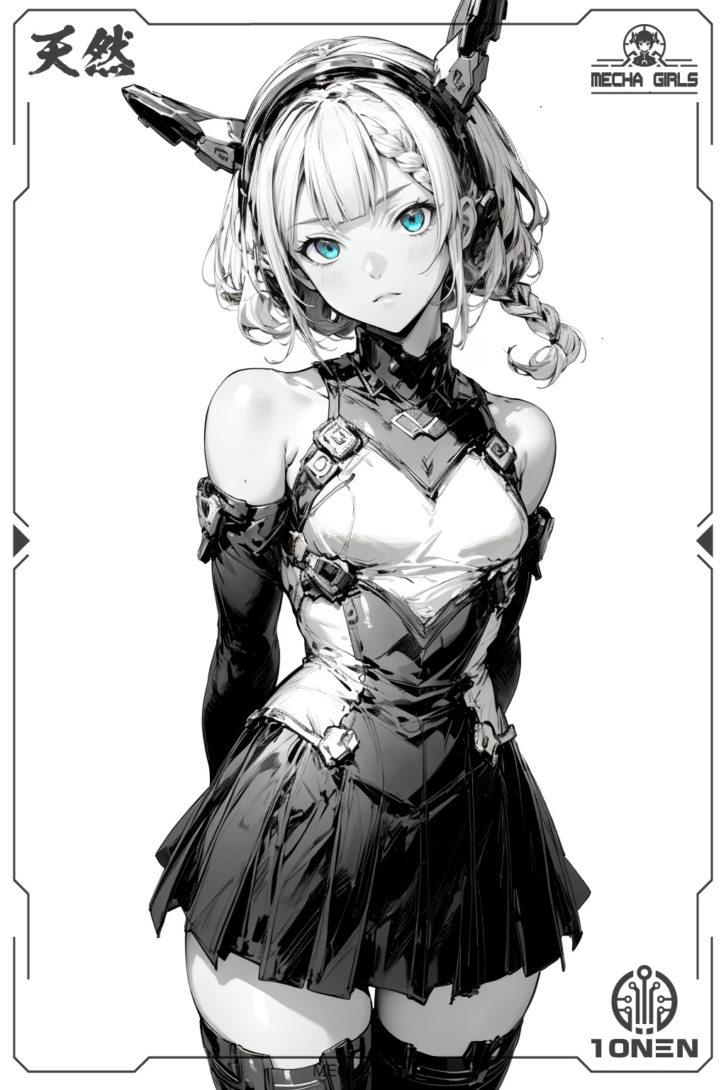 イラスト原画　「の娘」III 2025年4月3日のイラスト｜てんねん｜AIイラストクリエイター