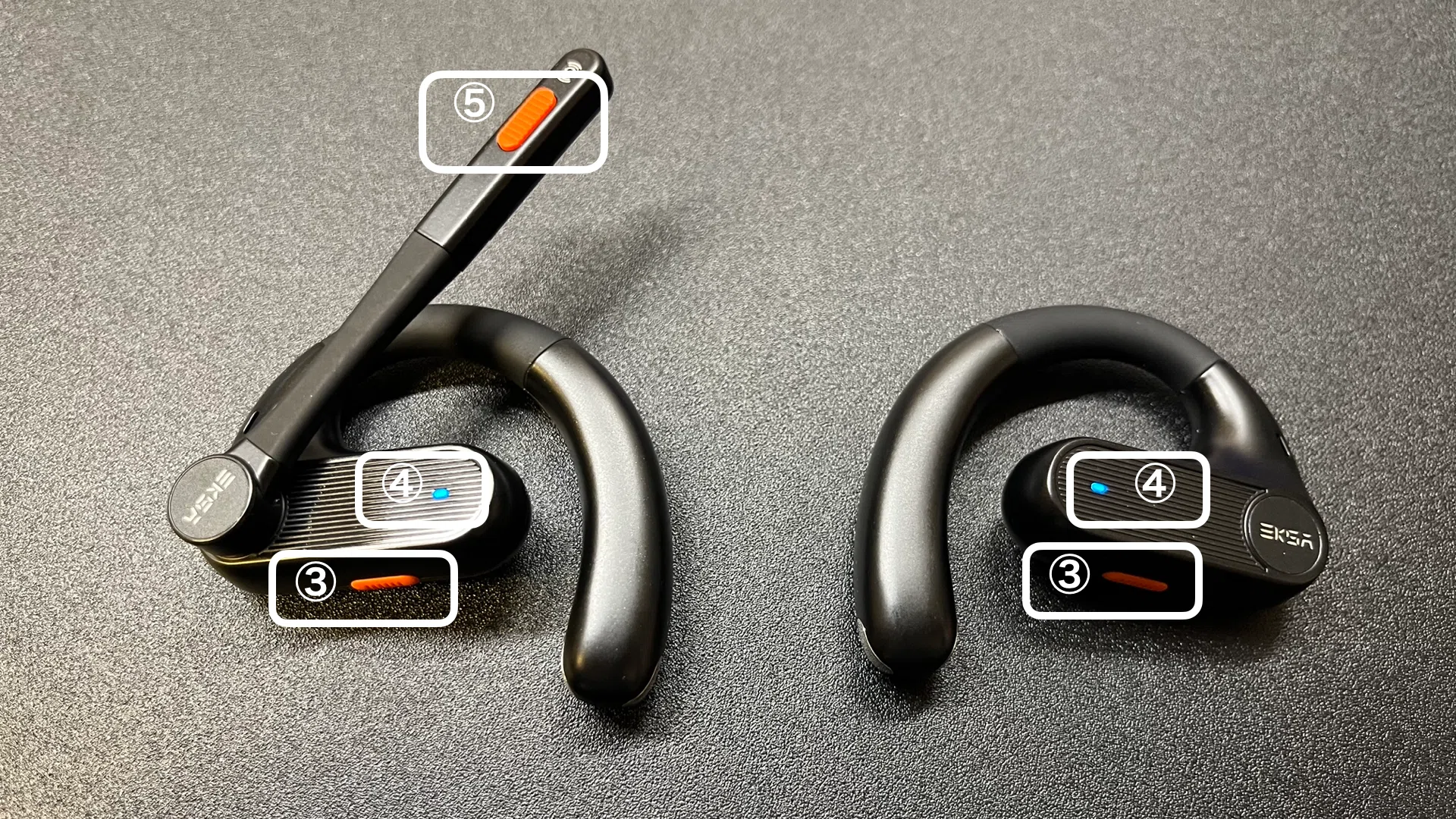 EKSA S30 オープンイヤー型ワイヤレスイヤホン EKSA S30 オープンイヤー型ワイヤレスイヤホン Bluetooth5.3 耳掛け式
