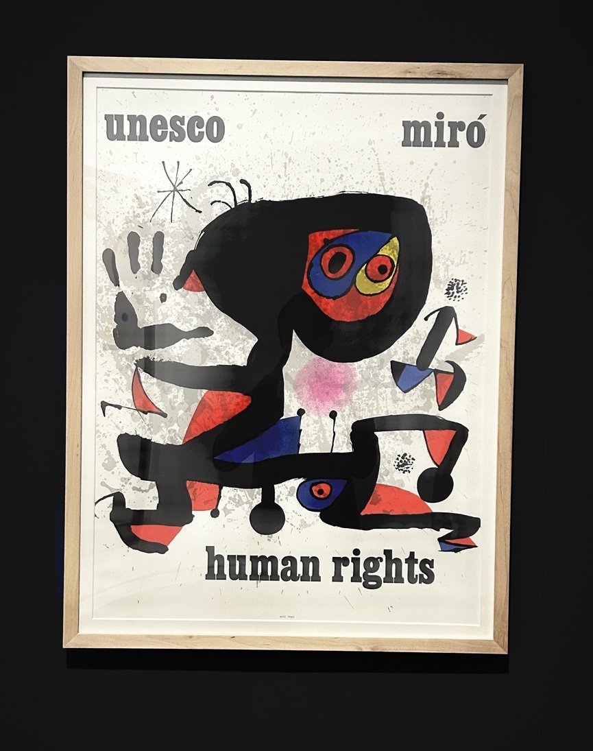 FCバルセロナ 75周年ポスター ジョアン・ミロ FCバルセロナ 75周年