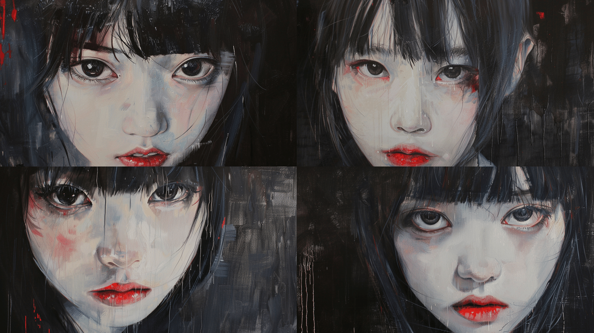 【触03】絵画　写真プリント　フチ無し　1:1　アート　絵　Midjourney Midjourney と Niji・Journey 初心者向け「どんな絵が作れるの