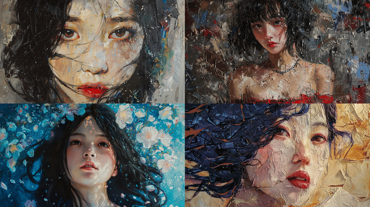 【触03】絵画　写真プリント　フチ無し　1:1　アート　絵　Midjourney Midjourney と Niji・Journey 初心者向け「どんな絵が作れるの