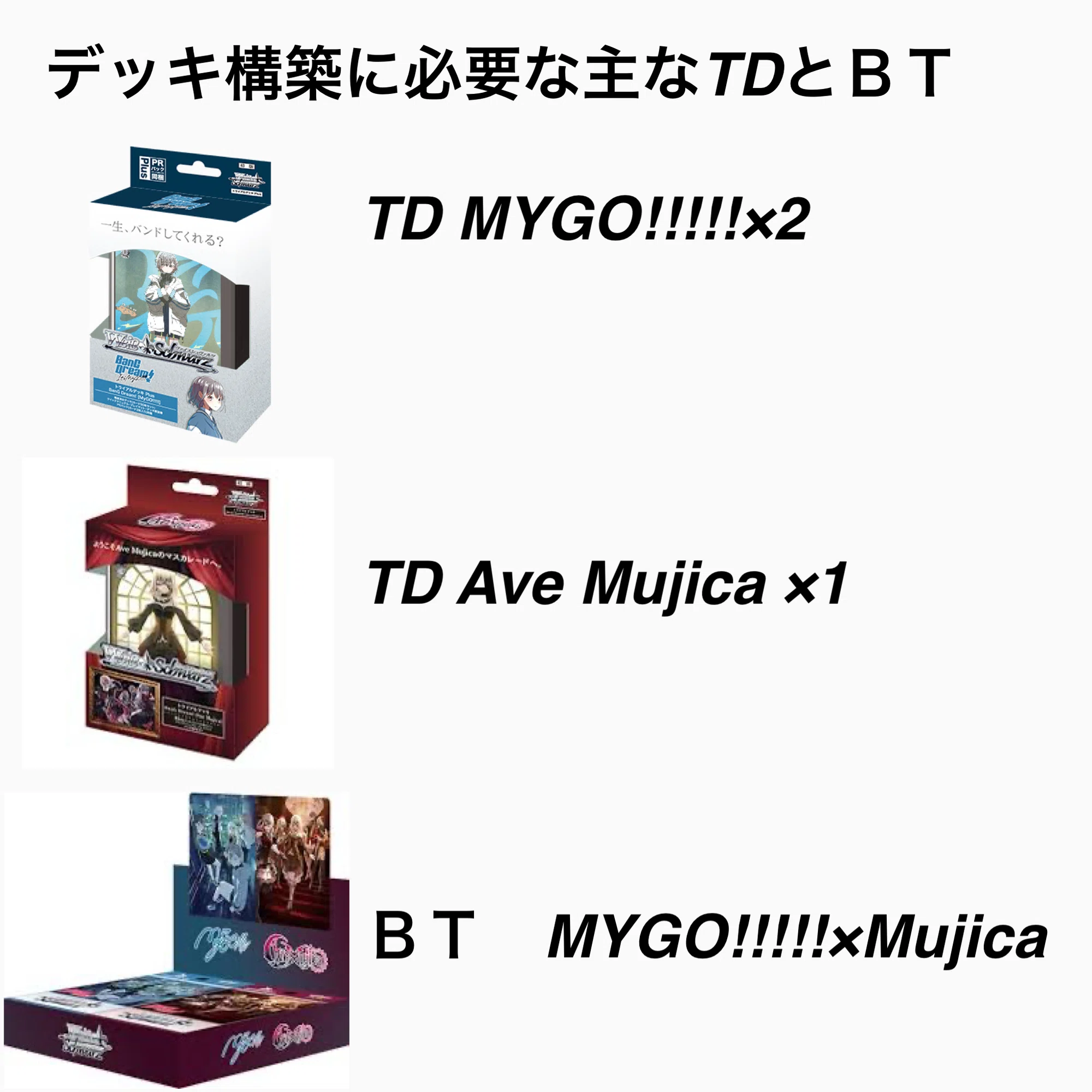 バンドリデッキ紹介本扉｜テラ
