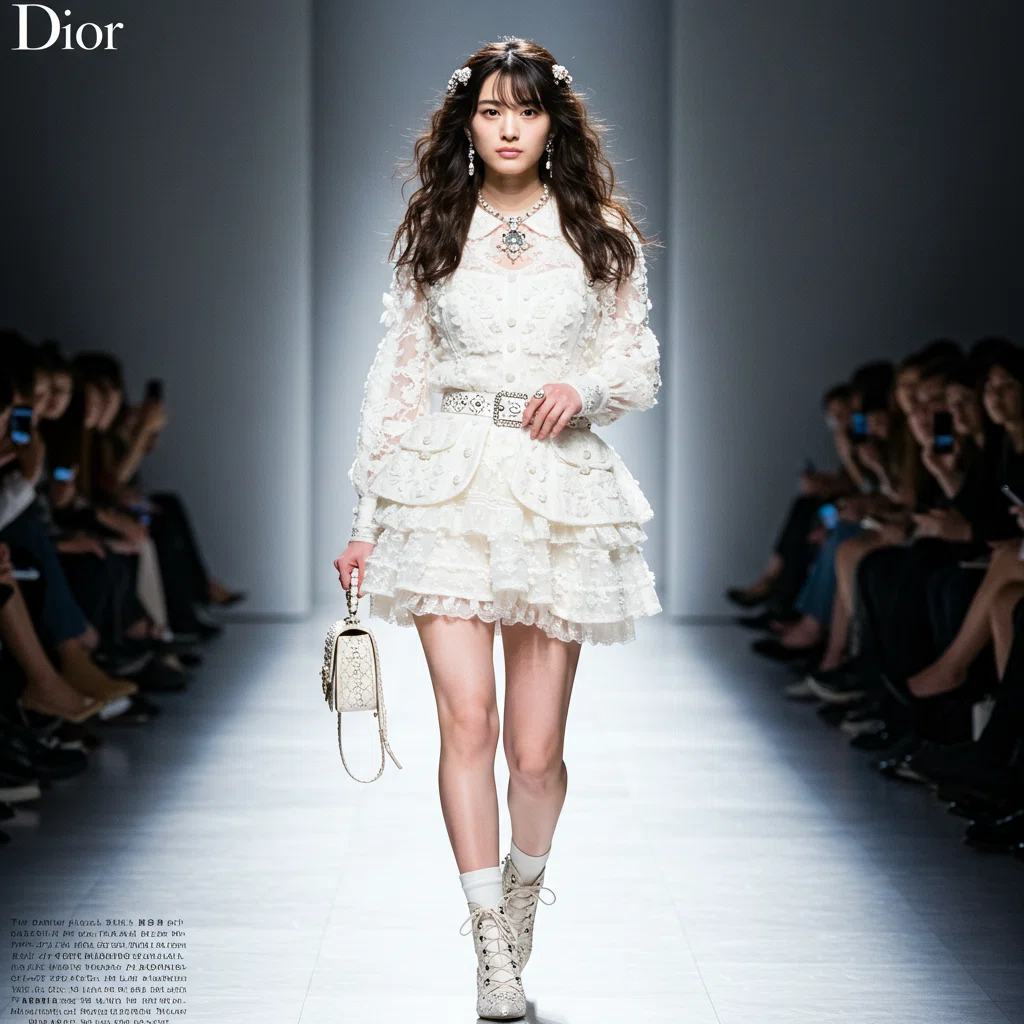 [ImageFX] High-brand designs at will, a fashion show at home｜saku_chan