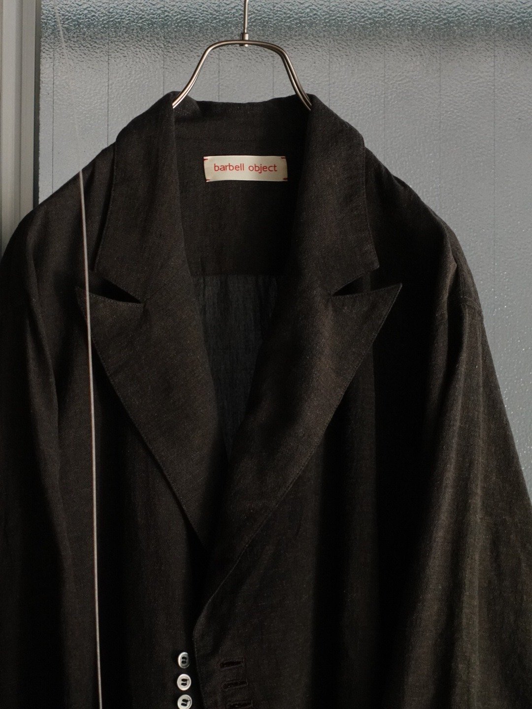 ジャケット・アウター 25aw barbell object bo-05j03 wool coat barbell object 「bo-05j03 wool coat / black」 – SISTER