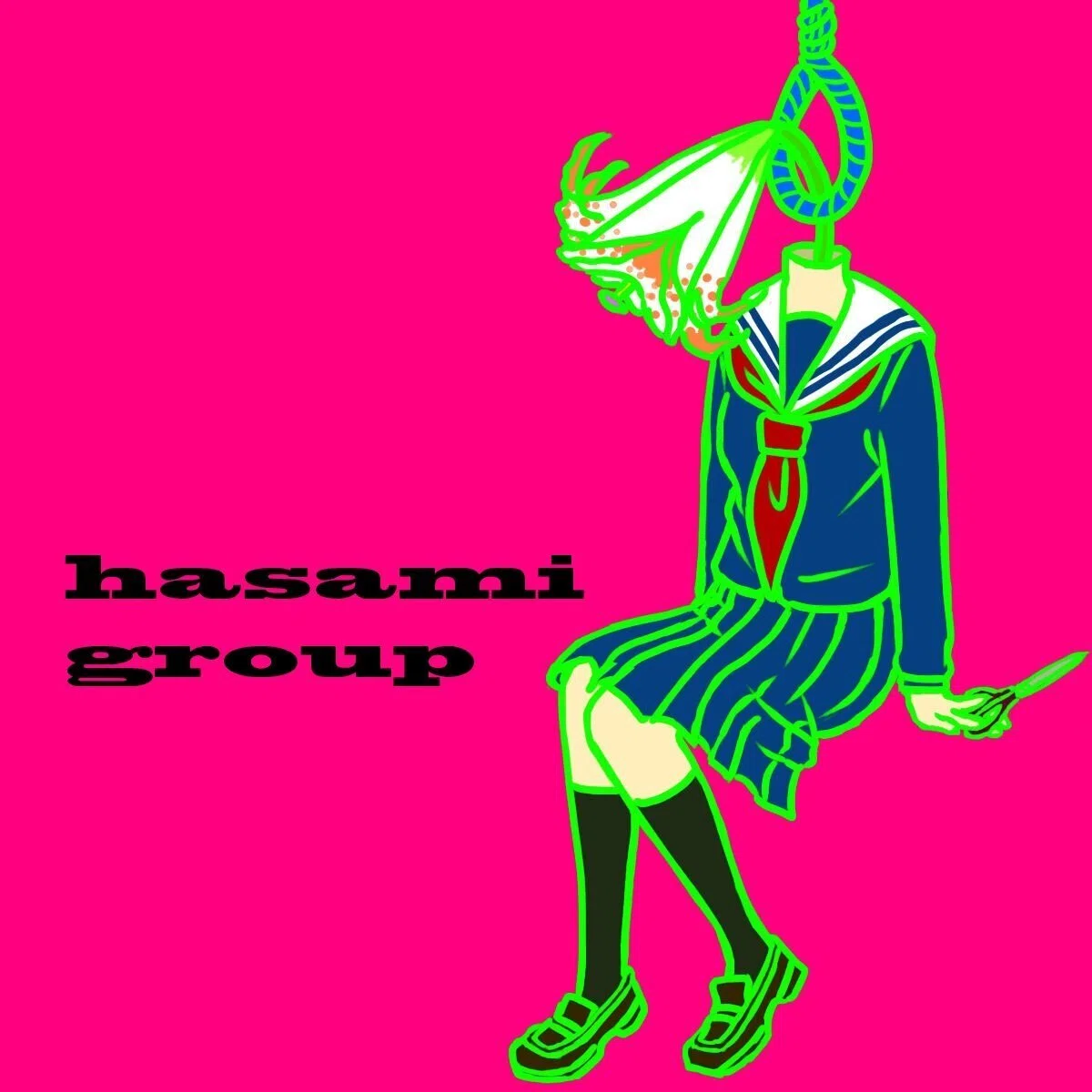 HASAMI group | Tシャツ ハサミグループ サブスクなしライブなし。経済 