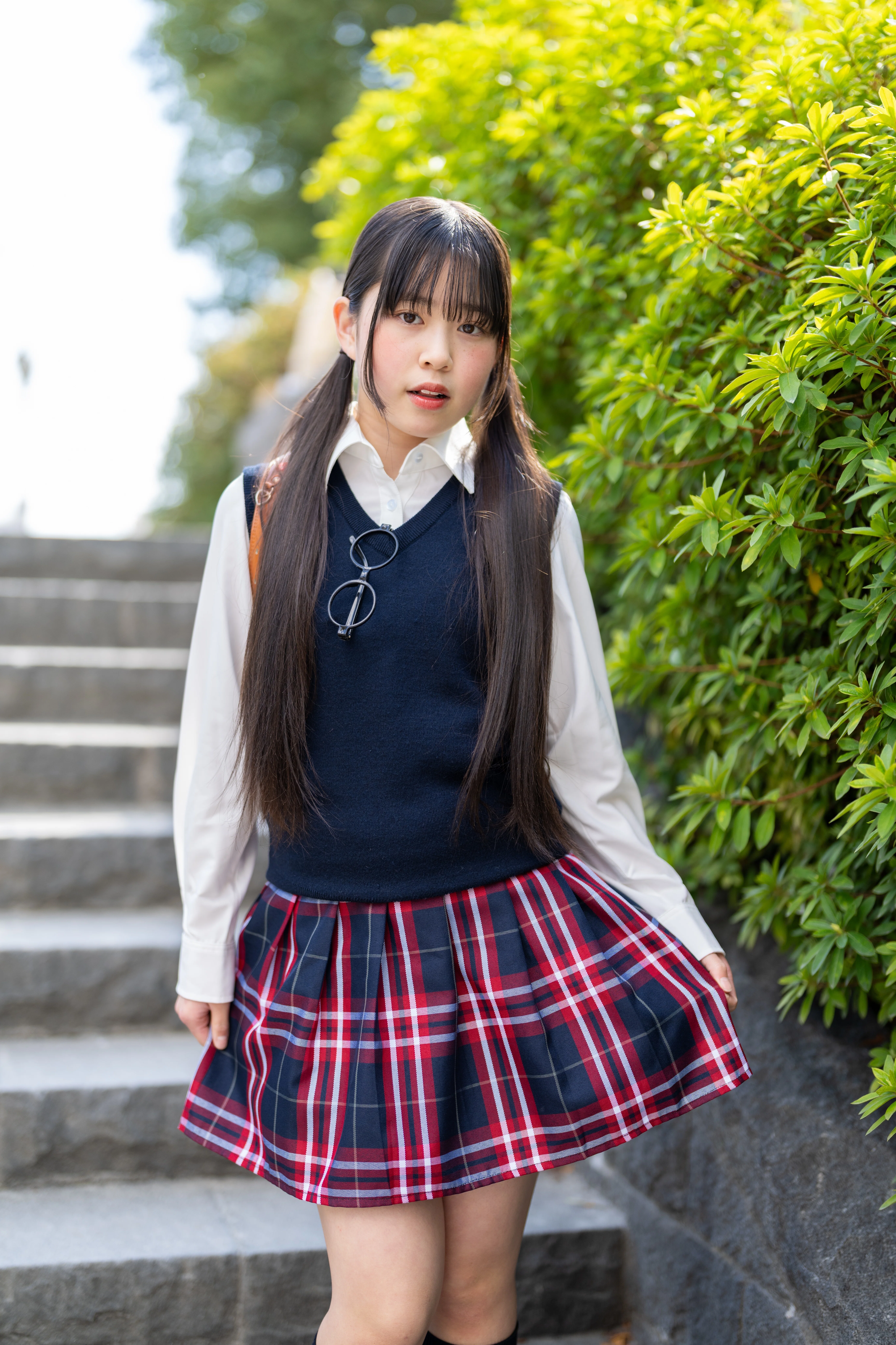 桜咲く季節の制服撮影会（めいっぴちゃん）｜アイドル！