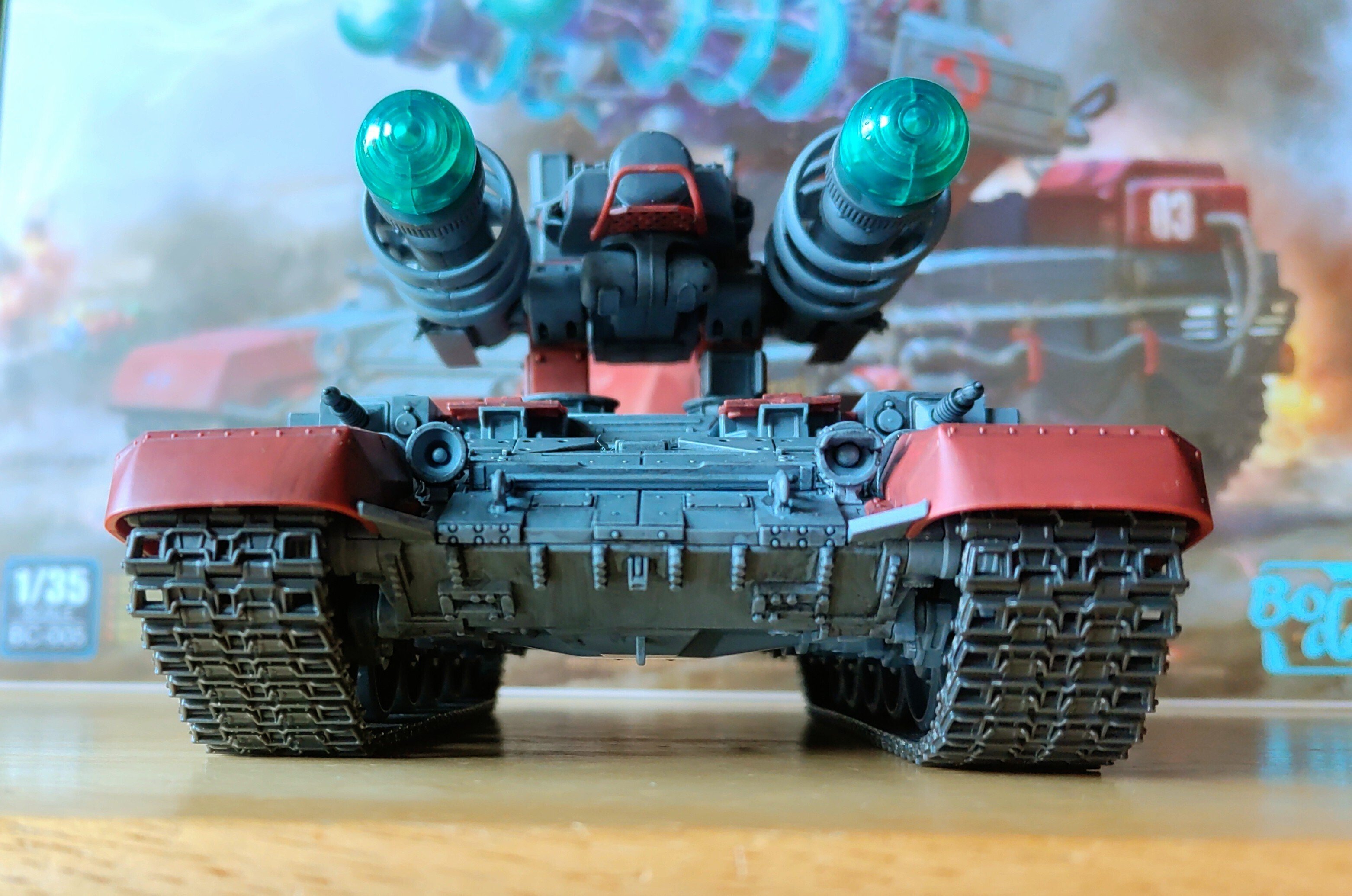 テスラタンク 1/35 スケール 驚異の電磁キャノンランチャーを装備！ソビエトの架空戦車