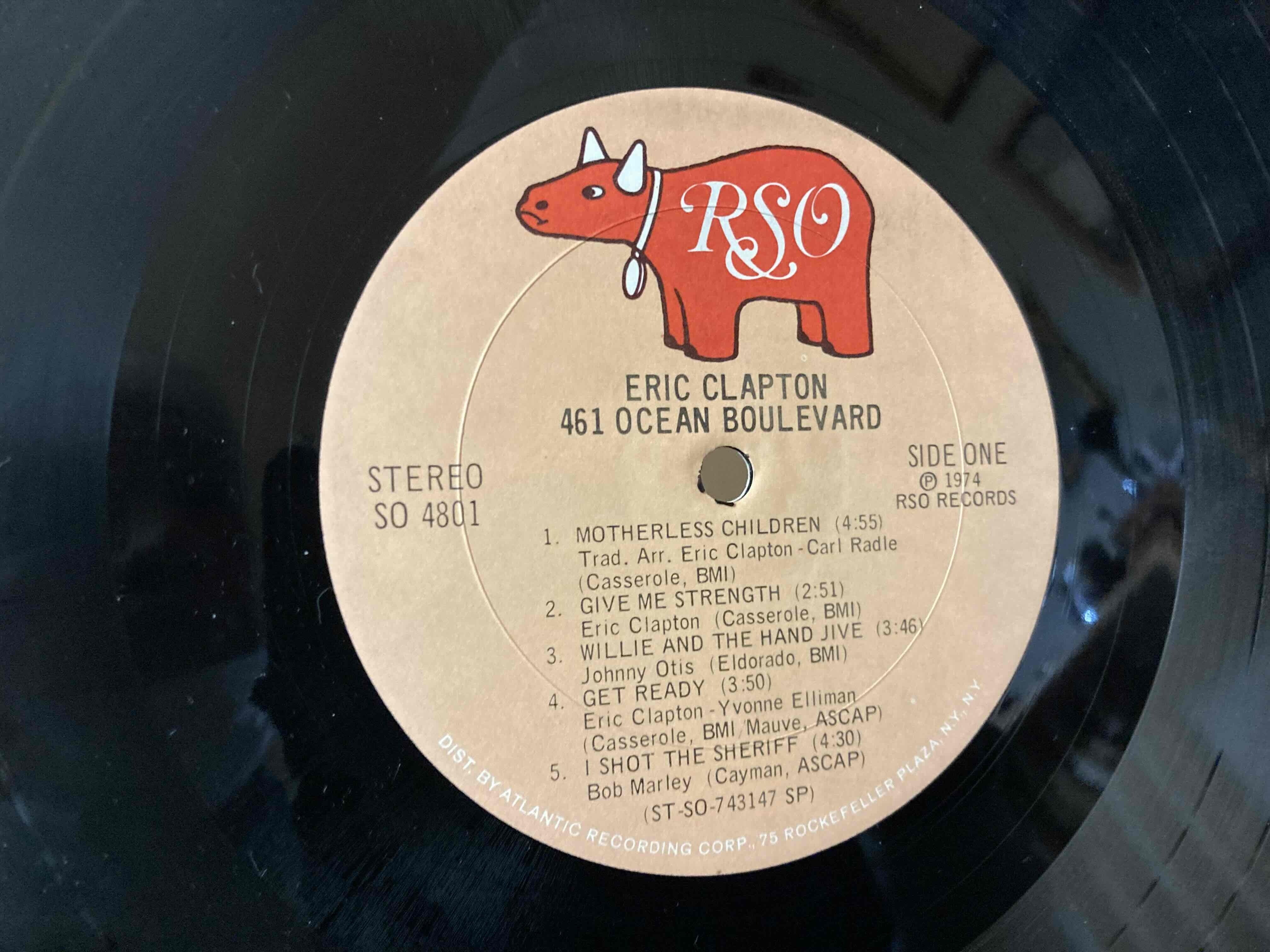◾️高音質USオリジナル盤◾️ERIC CLAPTON■エリッククラプトン■461 Eric Clapton [461 Ocean Boulevard] RSO SO-4801｜naruru's Record