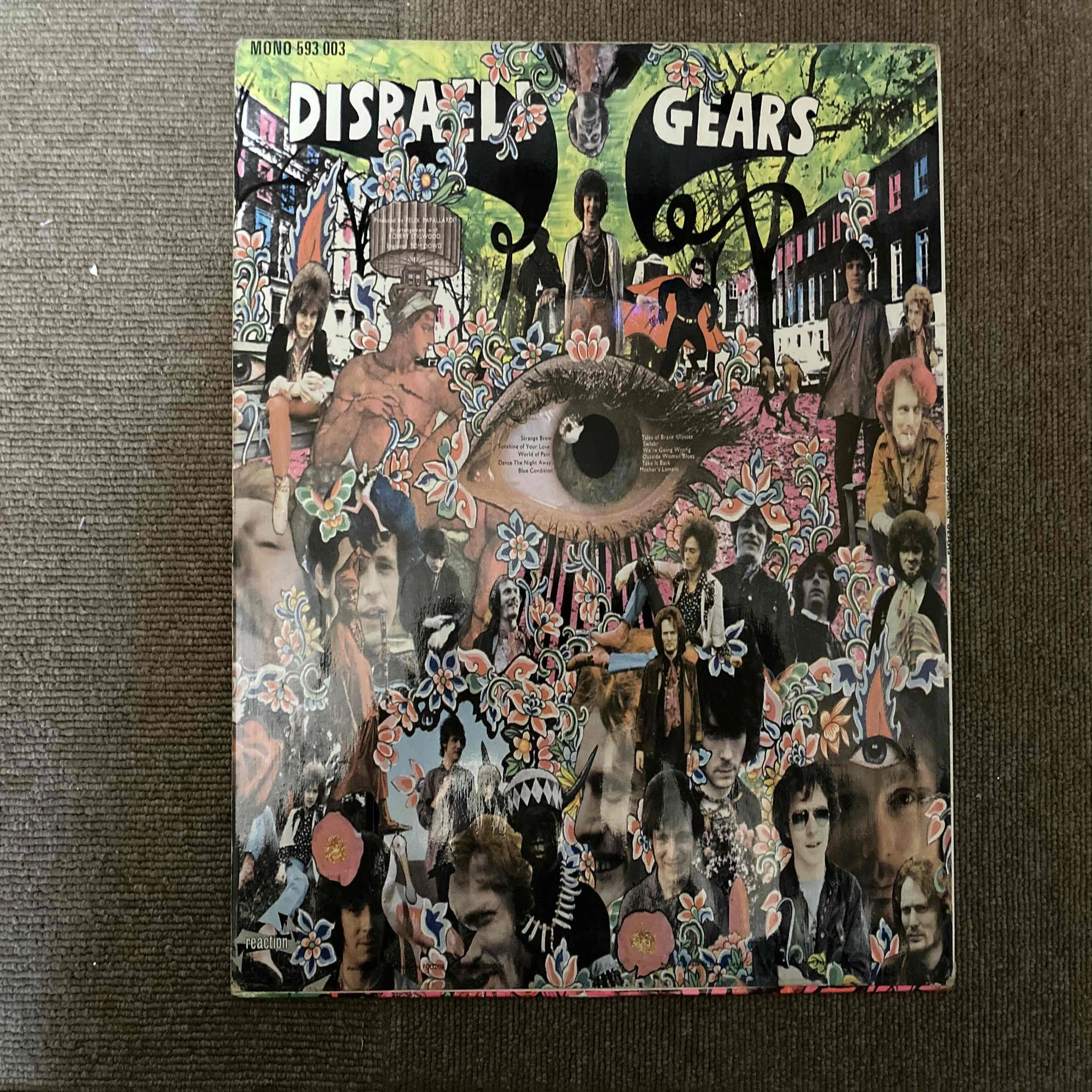 Cream [Disraeli Gears ] Reaction Mono 591-003｜naruru