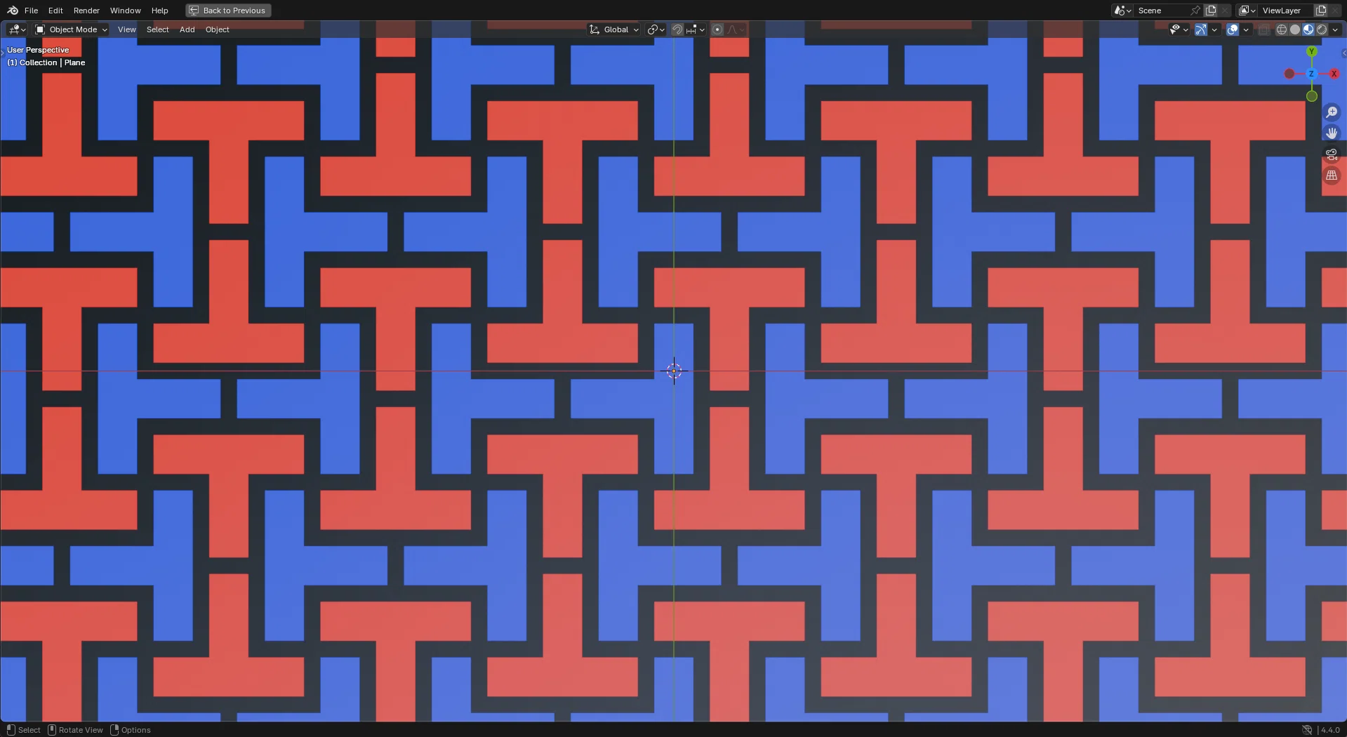 [4.4.0] Procedural T-shaped pattern｜MITSUDA Tetsuo