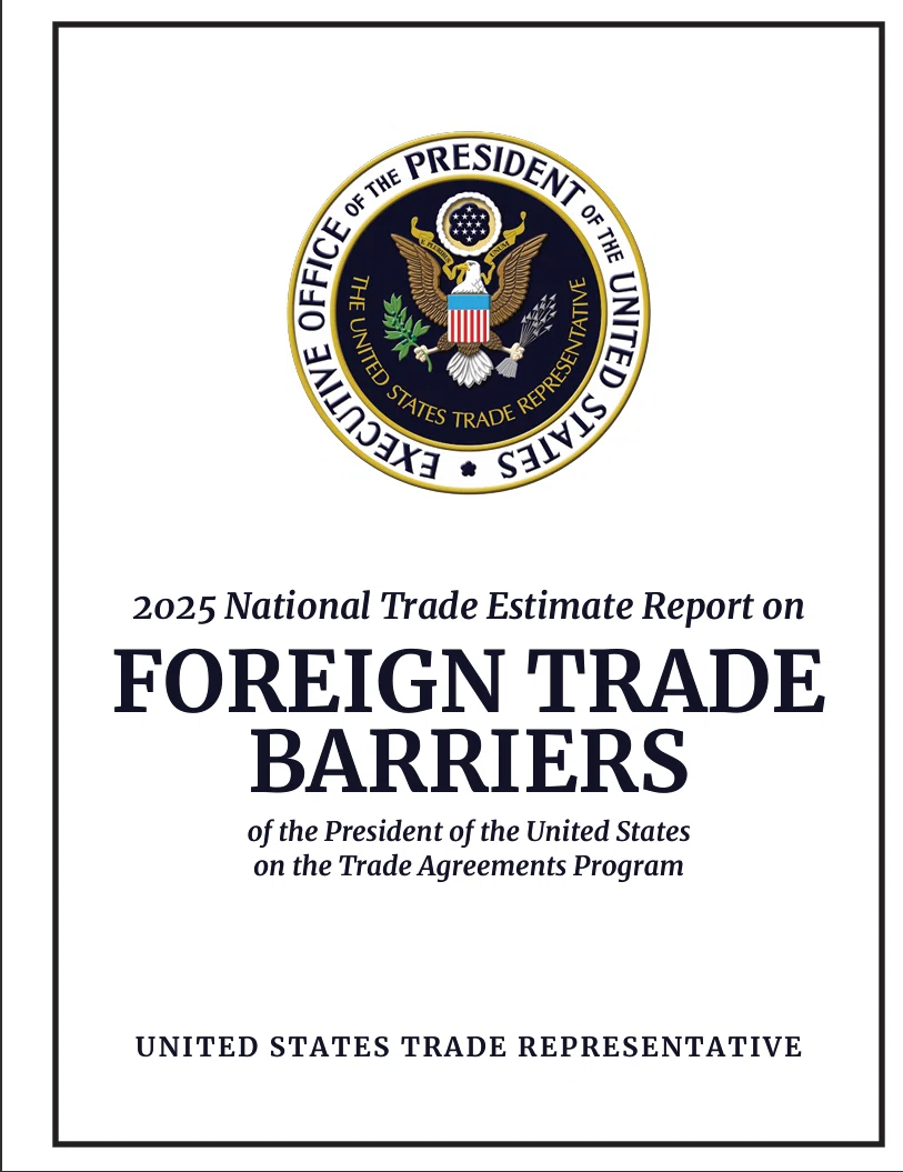 2025 National Trade Estimate Report on FOREIGN TRADE BARRIERS of the ...