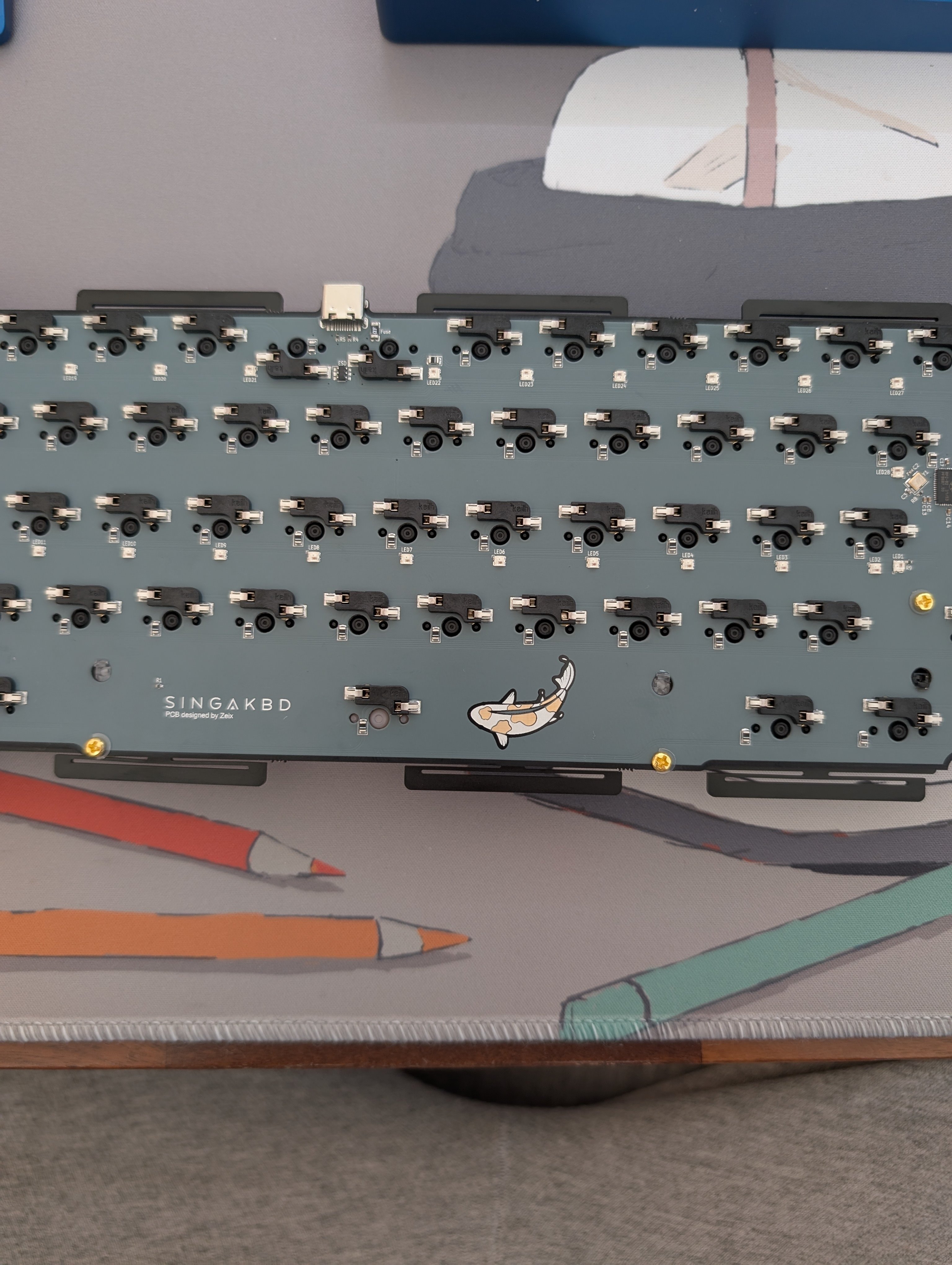 キーボード SINGAKBD Kohaku - ChampagneGold SMKX2025 markerchun