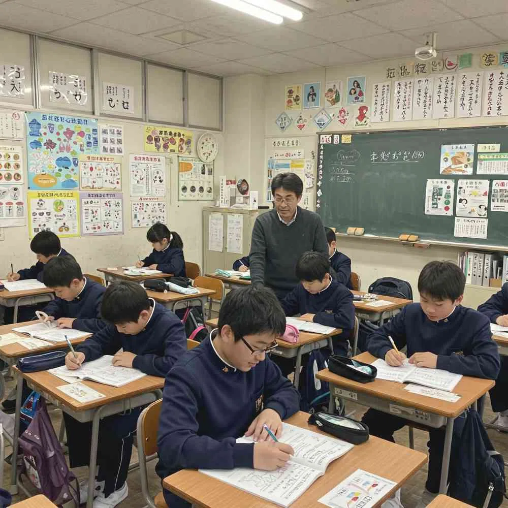 中学校、授業 フリー写真、フリー素材：南城市 雑貨 愛が届ける02