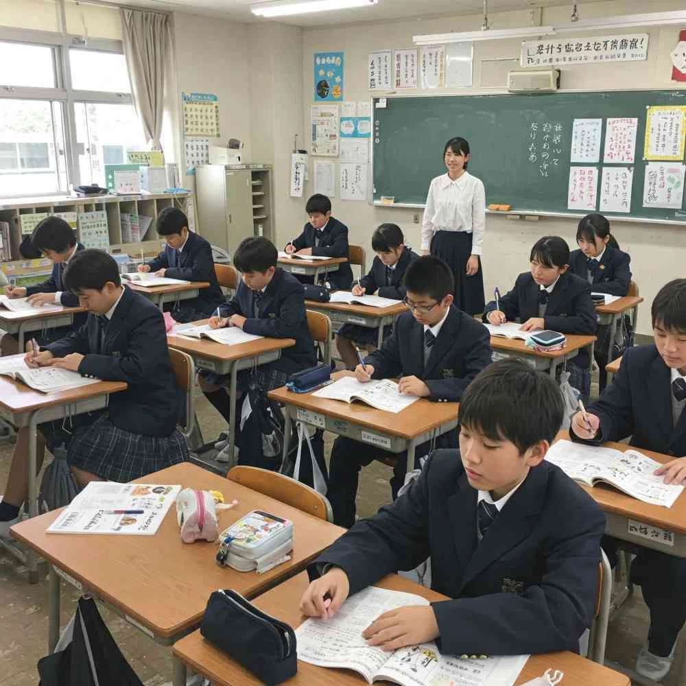 中学校、授業 フリー写真、フリー素材：南城市 雑貨 愛が届ける05