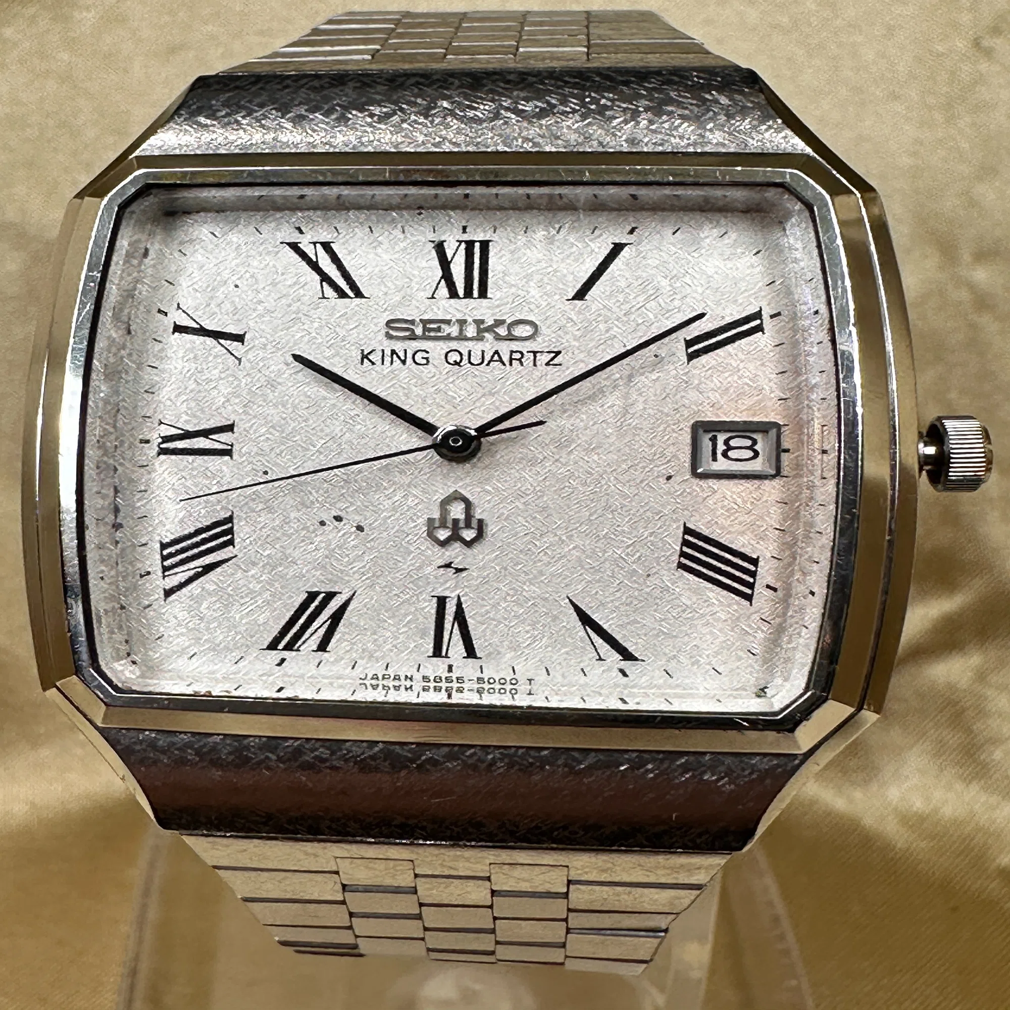 ⌚026】SEIKO キングクオーツ 5855-5000 ホワイト｜Crusoe