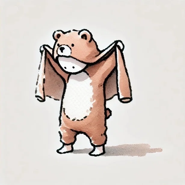 Bear Costume Days. — A slightly mysterious and soothing LINE sticker ...