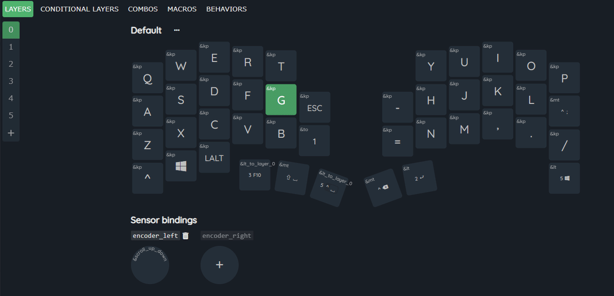 わたしのroBa/roBaishのキーマップ｜ニル/儚い存在