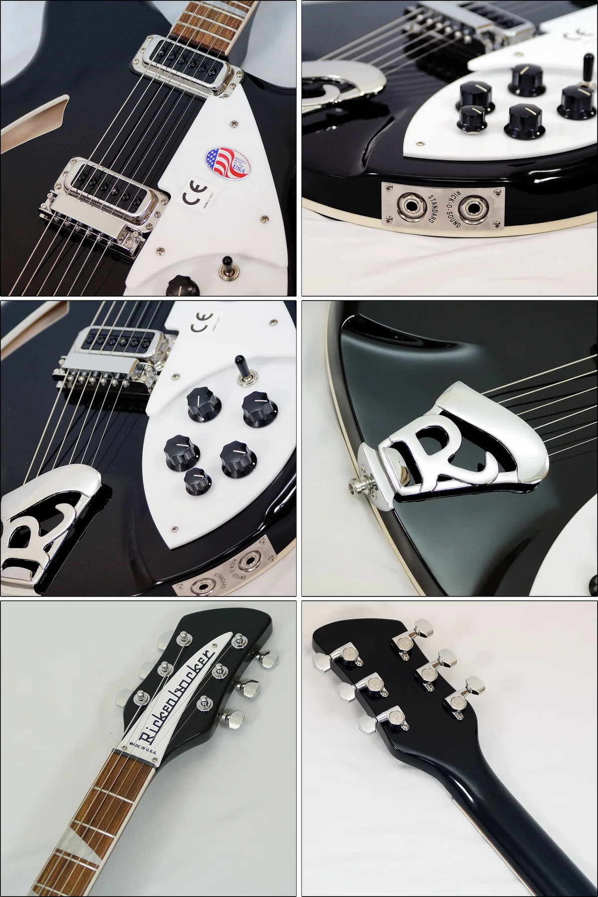 Jetglo! The Rickenbacker high-end model '360', featuring an