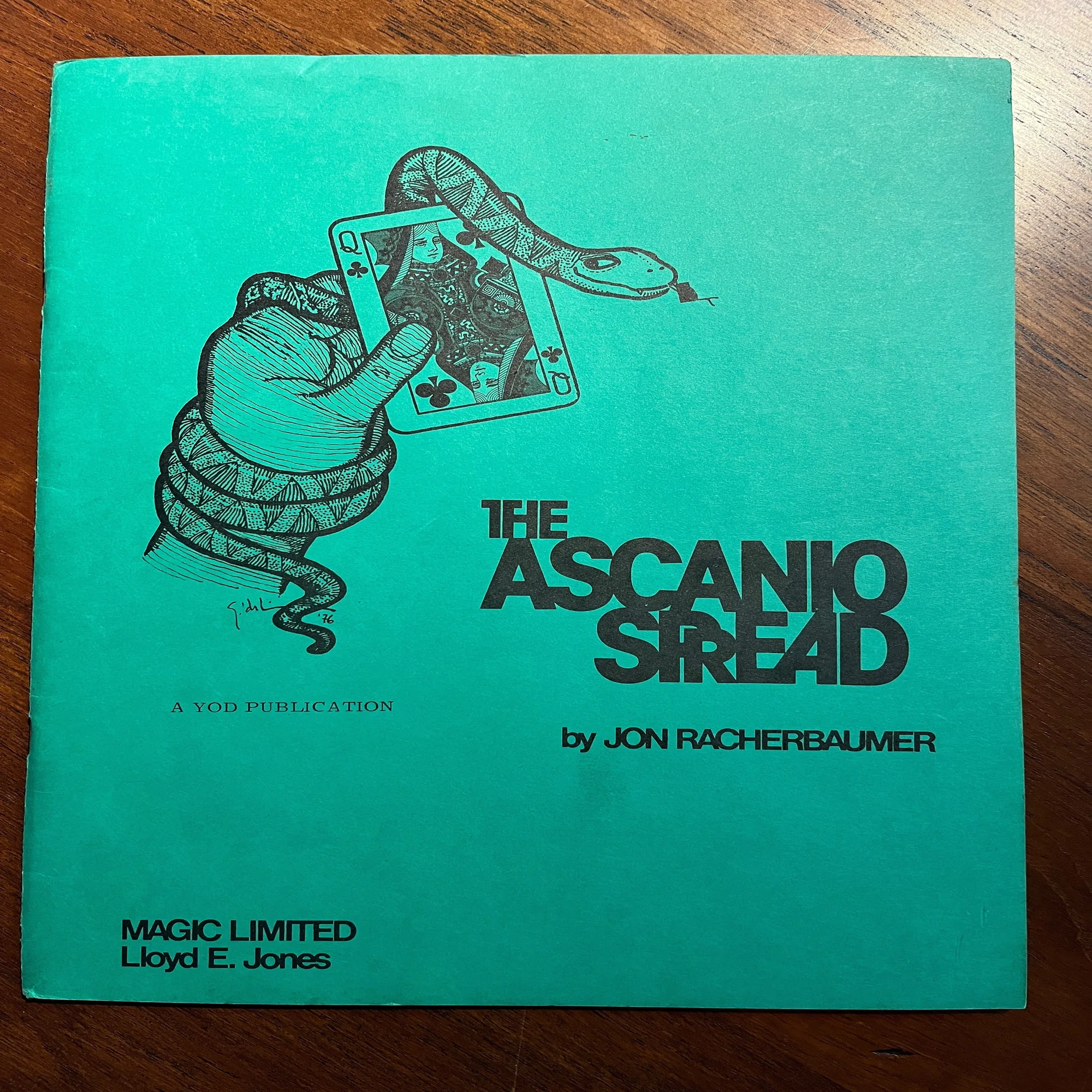 洋書】THE ASCANIO SPREAD (by Jon Racherbaumer, 1976)｜モジテジ