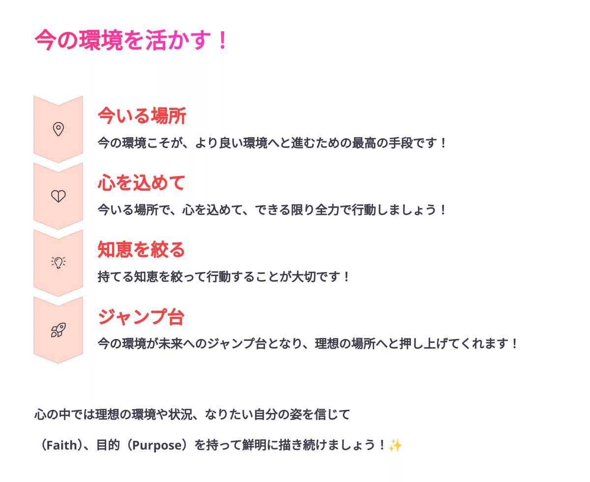 目標が明確になり、積極的に行動できるようになり潜在意識を