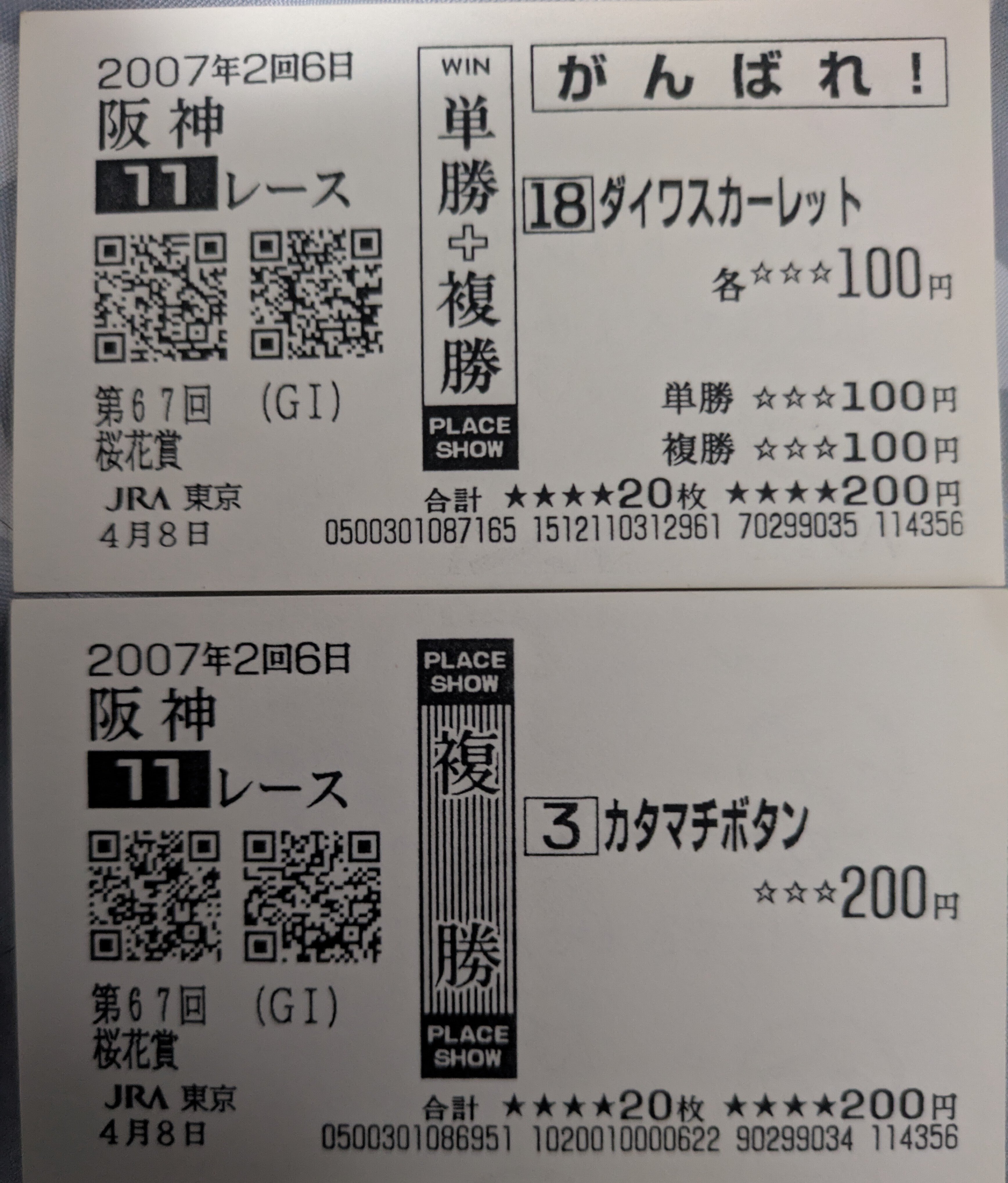 競馬】思い出の馬について書く（第3回）「ダイワスカーレット