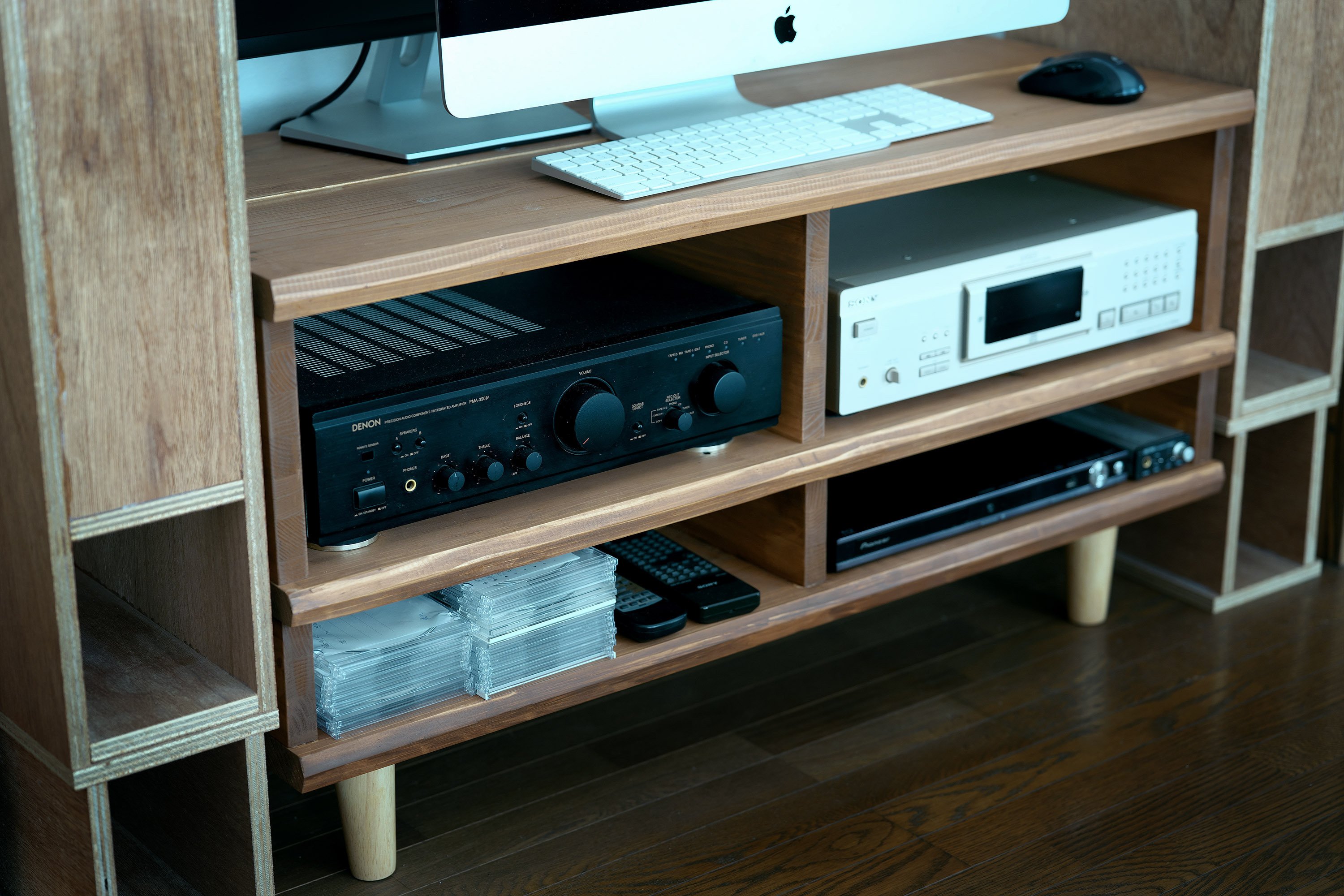 オーディオラックを自作する。｜ちいさな島