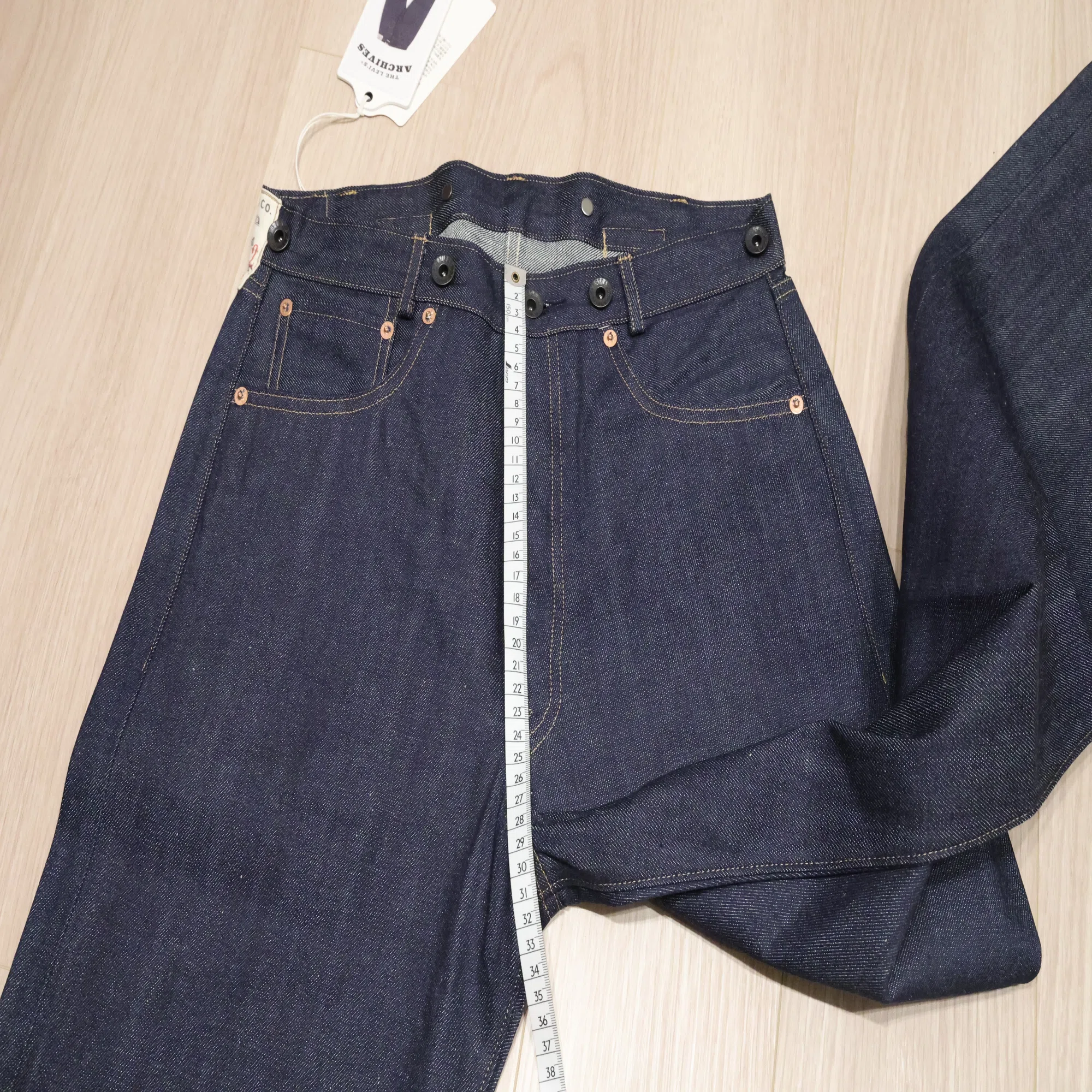 世界限定800着】リーバイス Lot 201 & 213の糊落とし！縮率報告します 