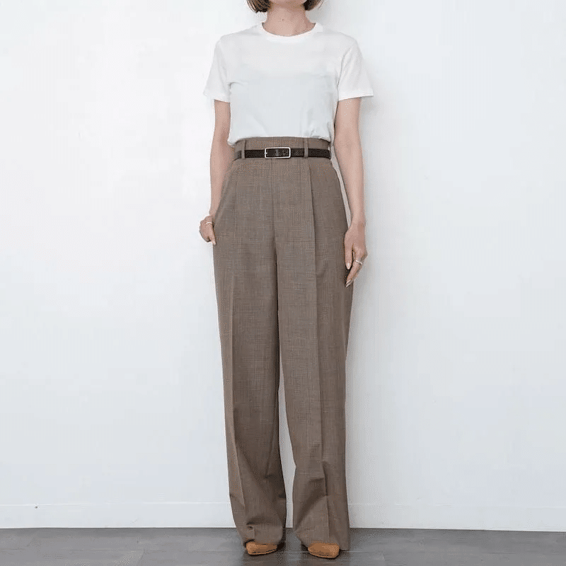 AURALEE】春夏の軽やかスラックスTROPICAL WOOL KID MOHAIR ONE AURALEE】春夏の軽やかスラックスTROPICAL WOOL KID MOHAIR ONE
