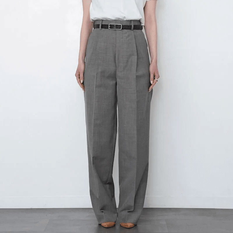 Babu　auralee スラックス AURALEE】春夏の軽やかスラックスTROPICAL WOOL KID MOHAIR ONE
