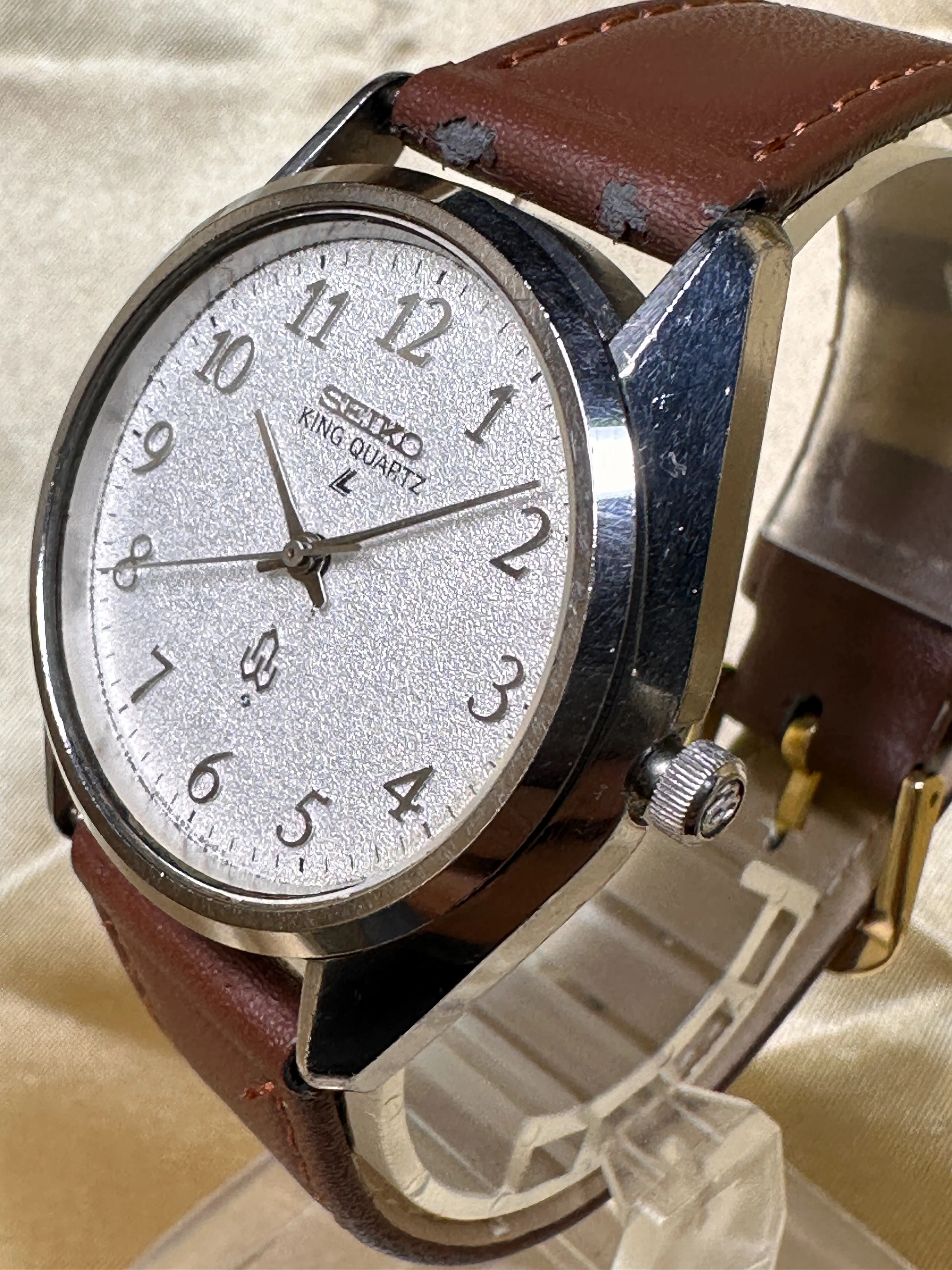 ⌚027】SEIKO キングクオーツ 4821-8000 Lマーク｜Crusoe
