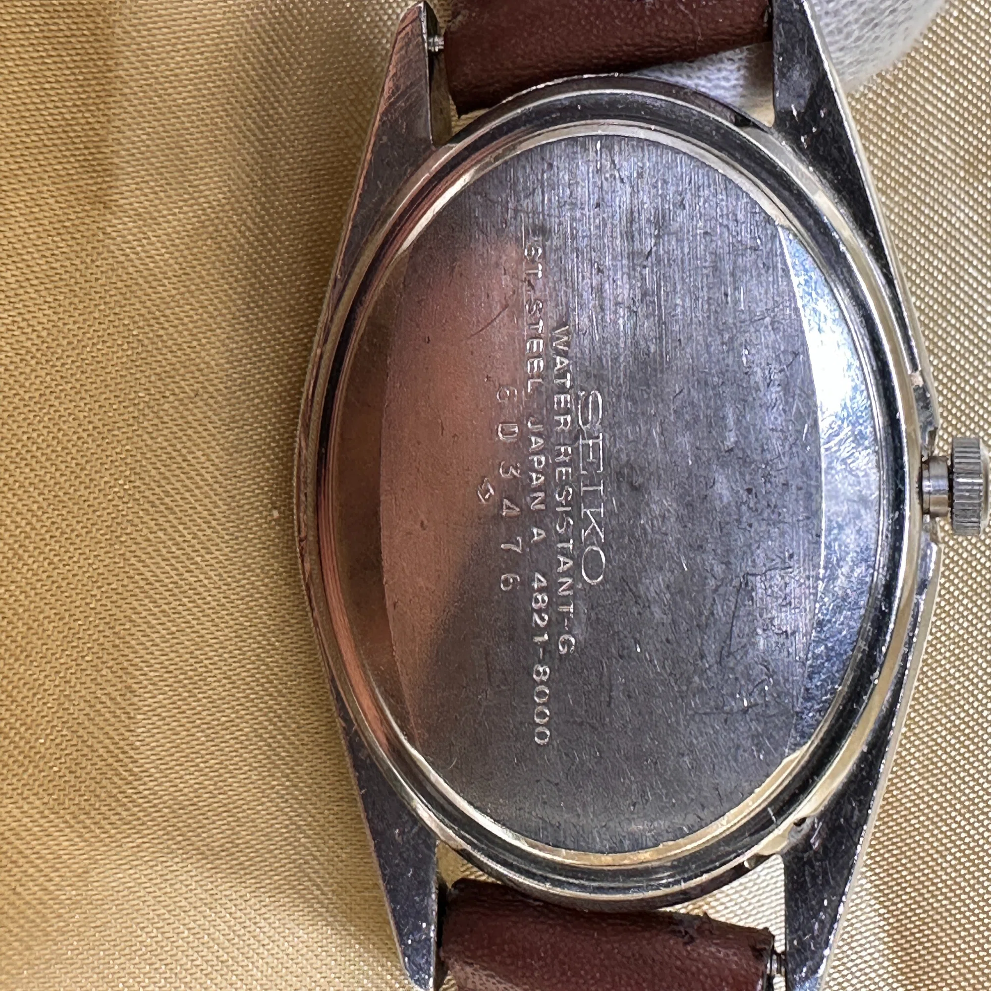 ⌚027】SEIKO キングクオーツ 4821-8000 Lマーク｜Crusoe