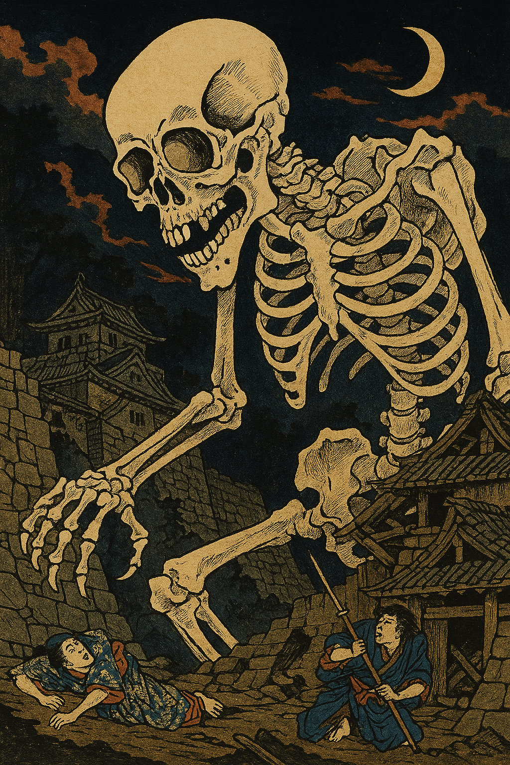 ドクロを描いてみました ドクロを描いてみました Utagawa Kuniyoshi（歌川国芳） 歌川