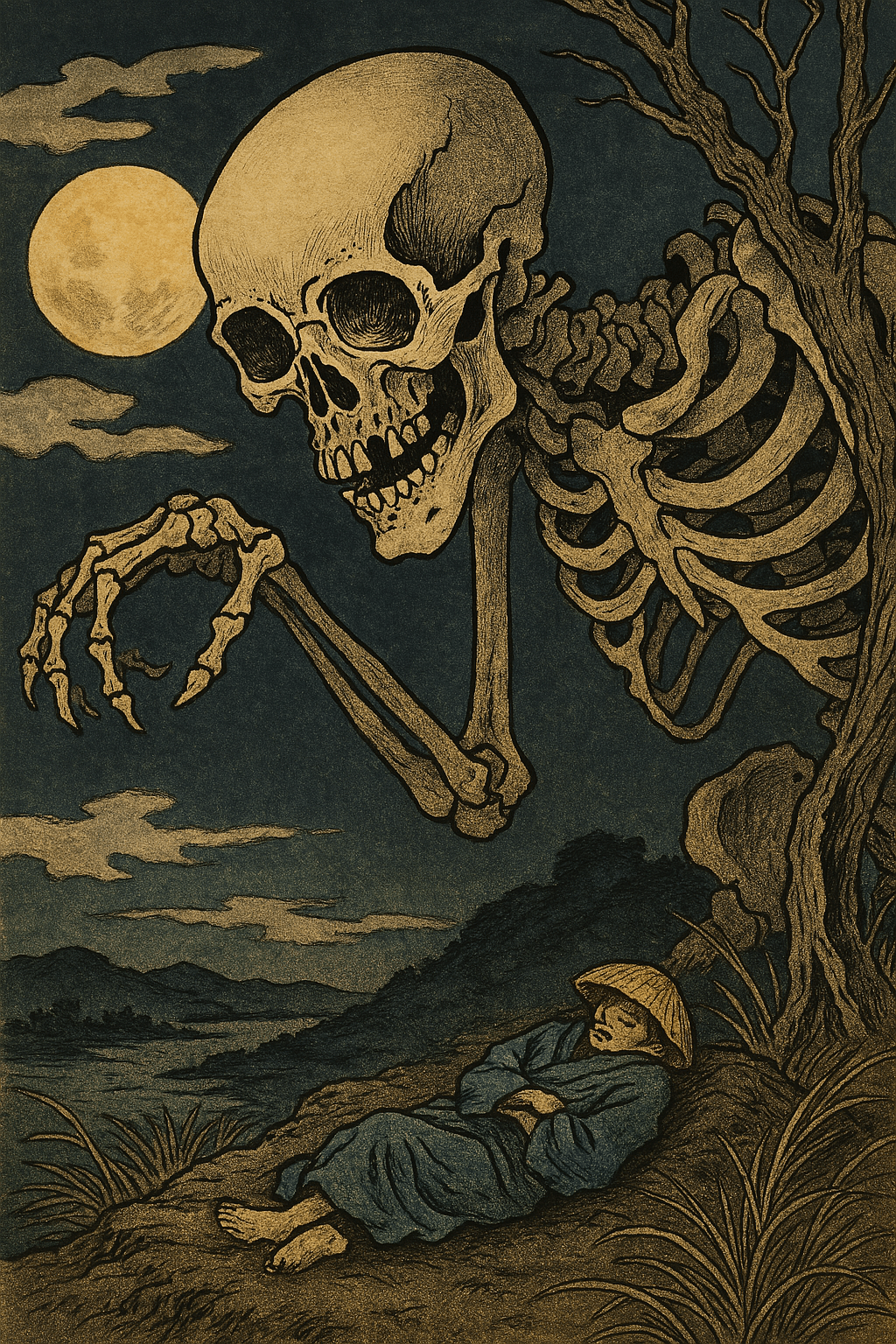 第16回 ChatGPT-4o 国芳風「がしゃどくろ」｜stoat790