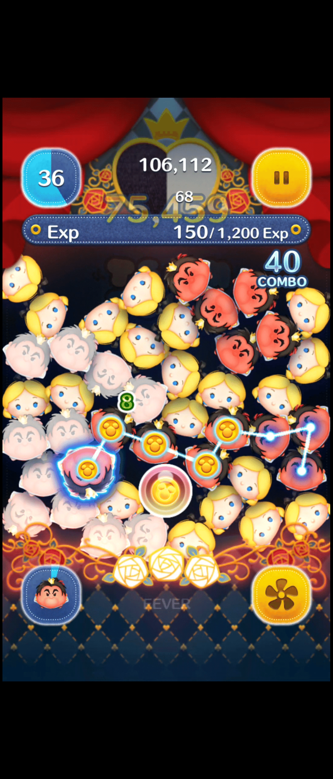 2025年中にツムツムプレボ完売を目指すnote 181日目 「怒りのハートの女王」スキル紹介＆考察｜パンダさんのアルバイト