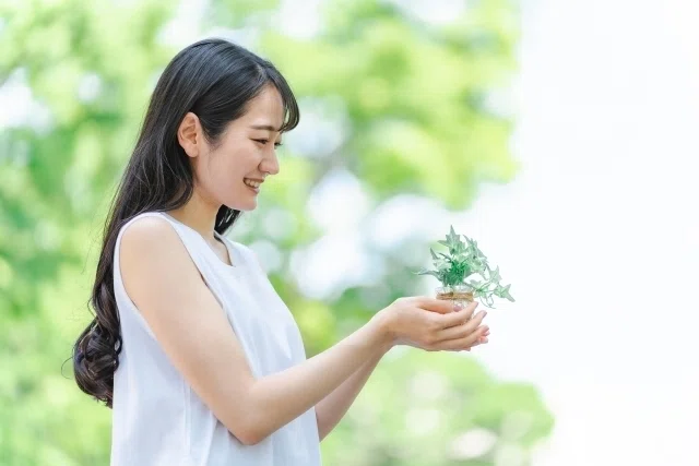 女性エコ植物