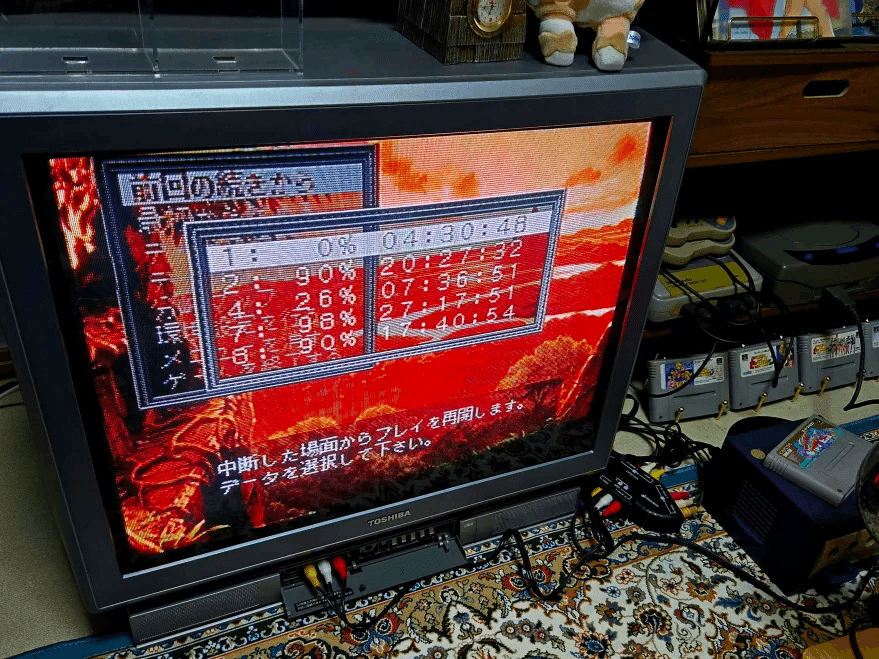 nyalraのセガサターンに入っていたセーブデータたち｜nyalra