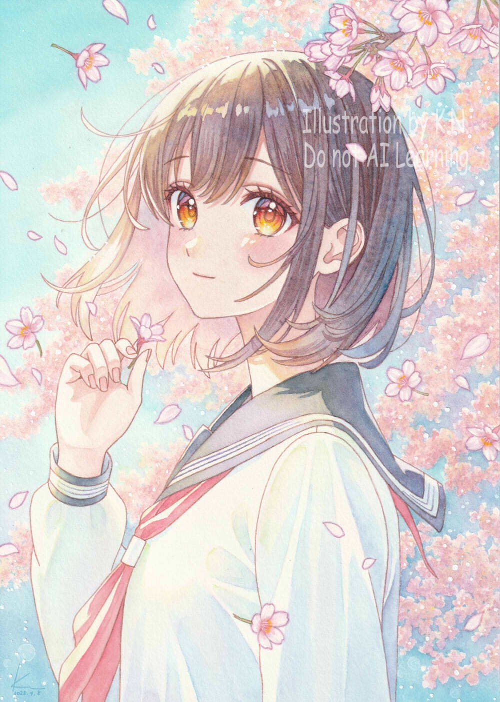 透明水彩イラストNo.21｜K.N.