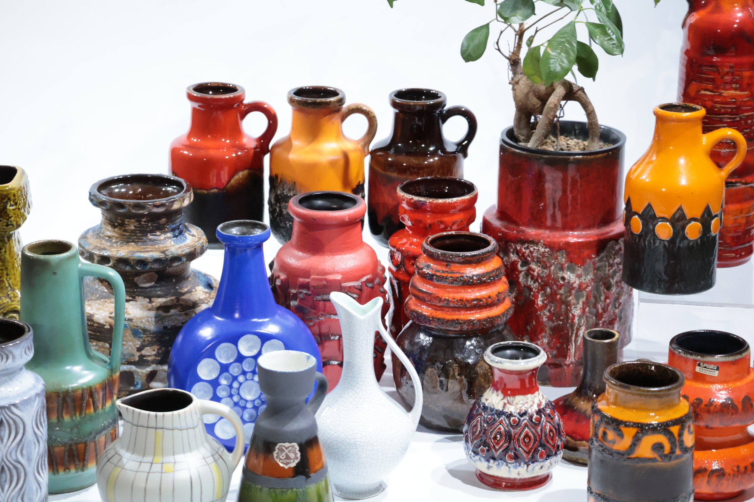 花瓶　ドイツ製　LAVA GRLAZE fat lava 花瓶 ドイツ製 LAVA GRLAZE fat lava