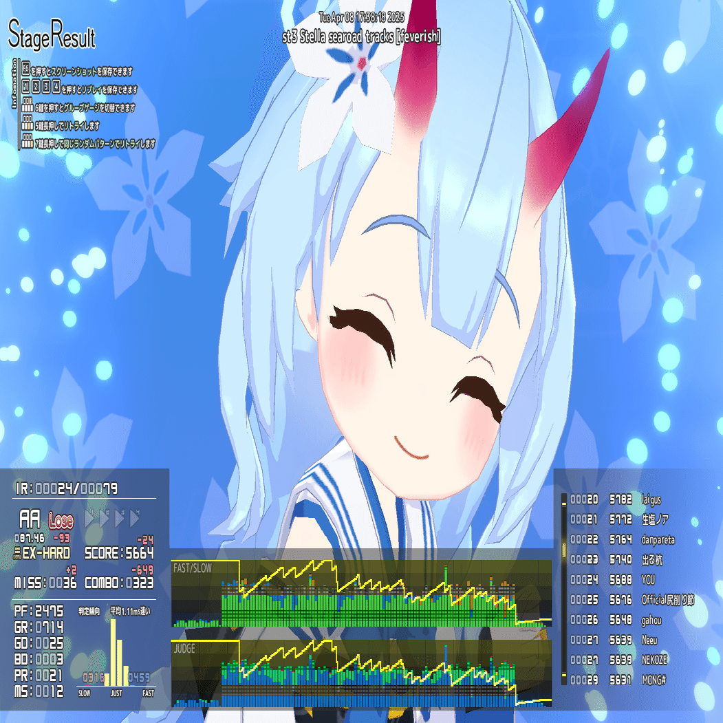 音ゲー日記20250408｜GRASS