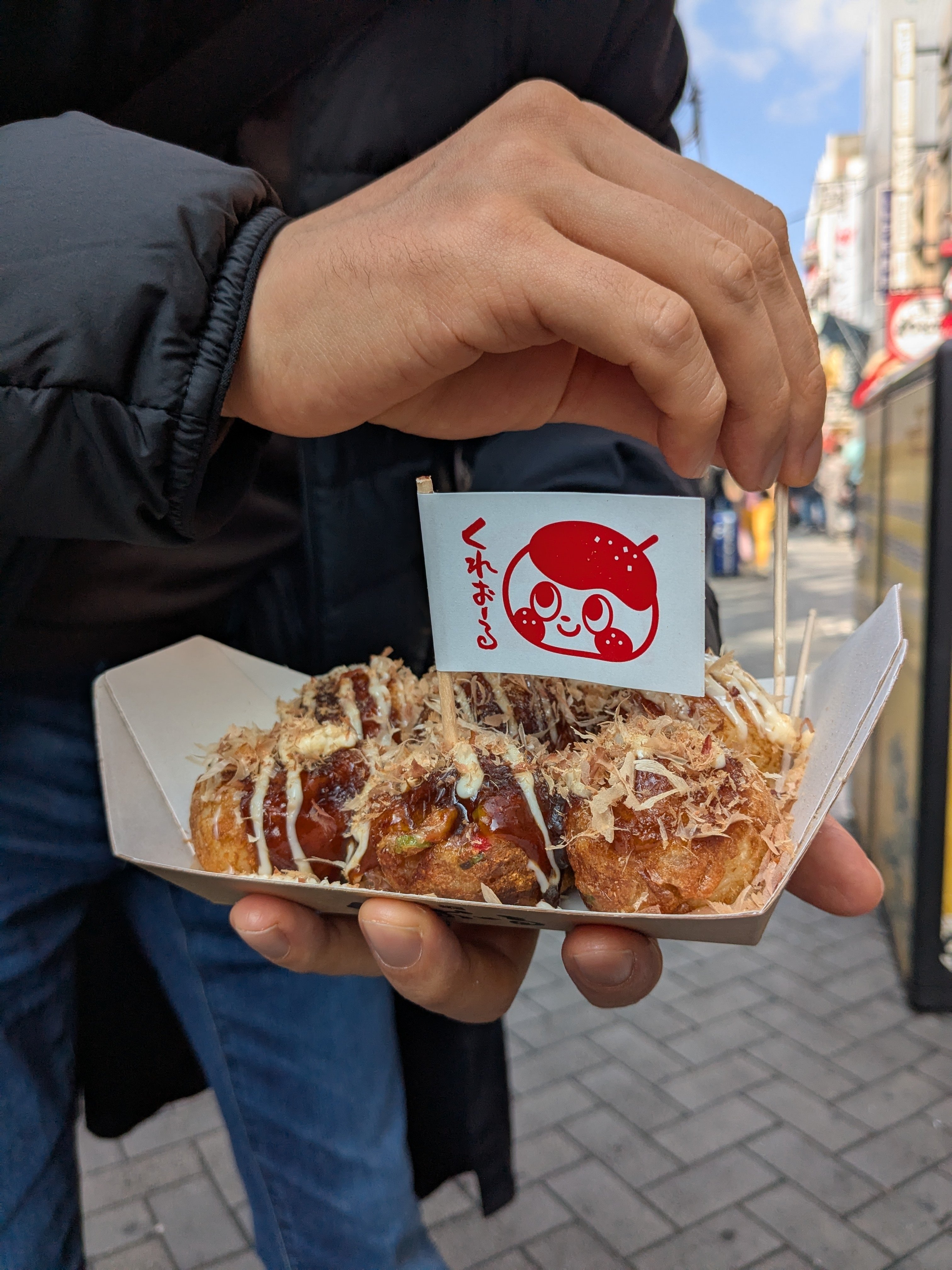 大阪でたこ焼きめっちゃ食べた｜マキネン