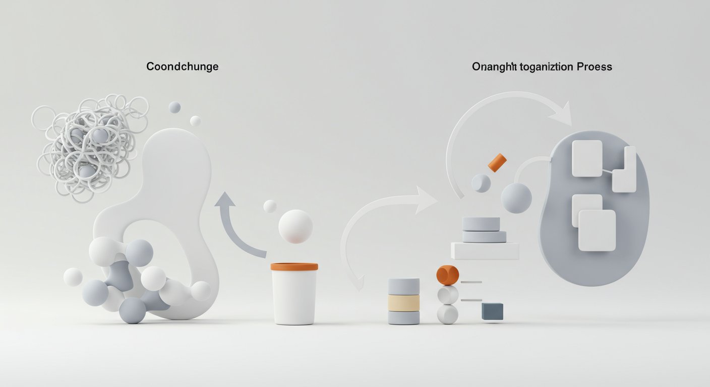 思考整理のプロセスを表現した図解