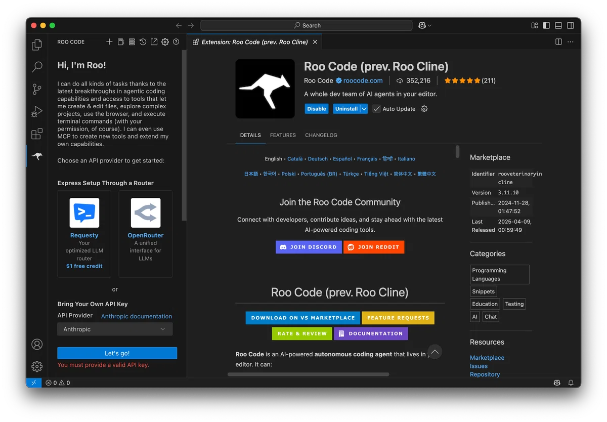Llm Roo Code MacStudioでローカルLLMを動かしてRoo Code (Roo-Cline)を使う|しあ