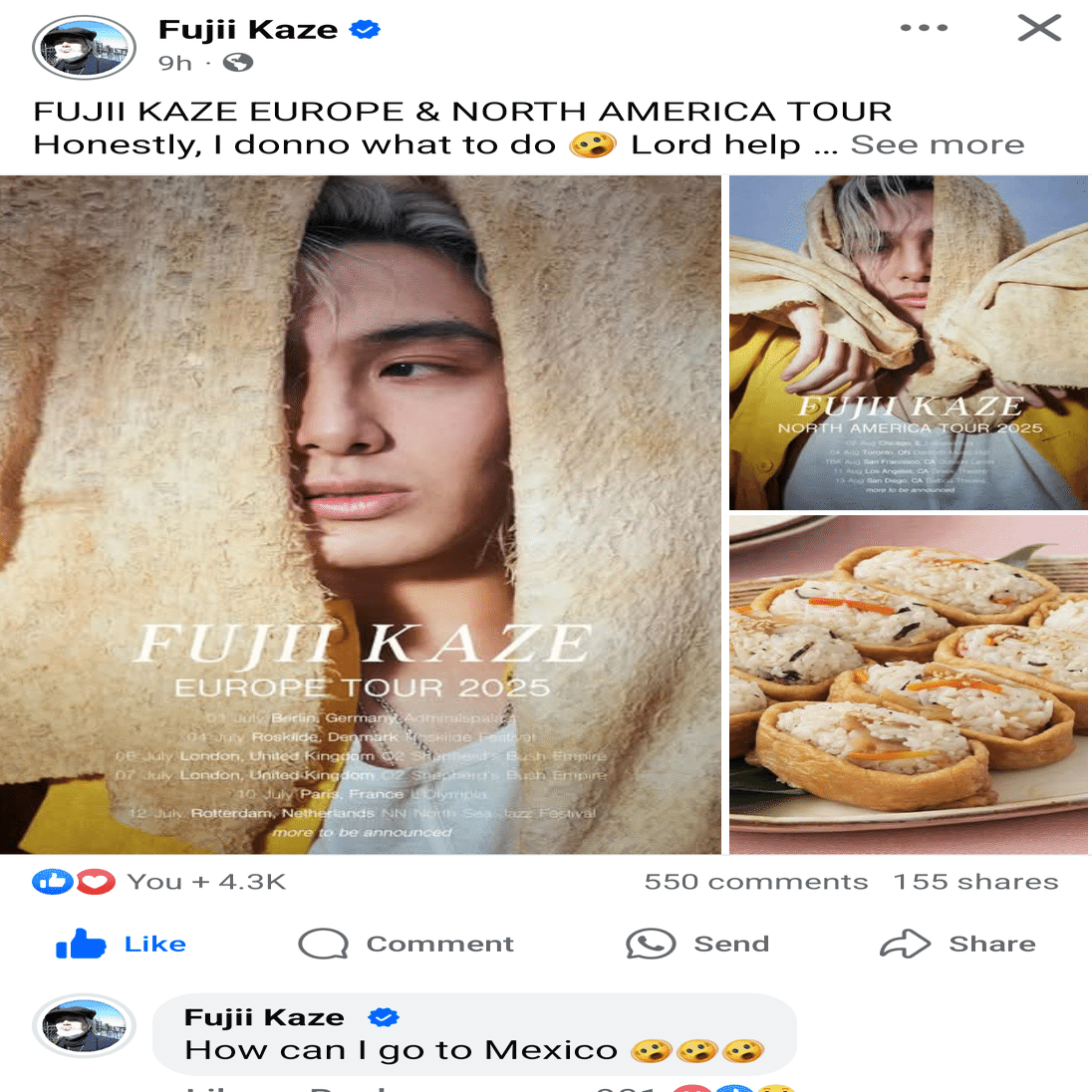 藤井風 North America Tour 2025｜shiro