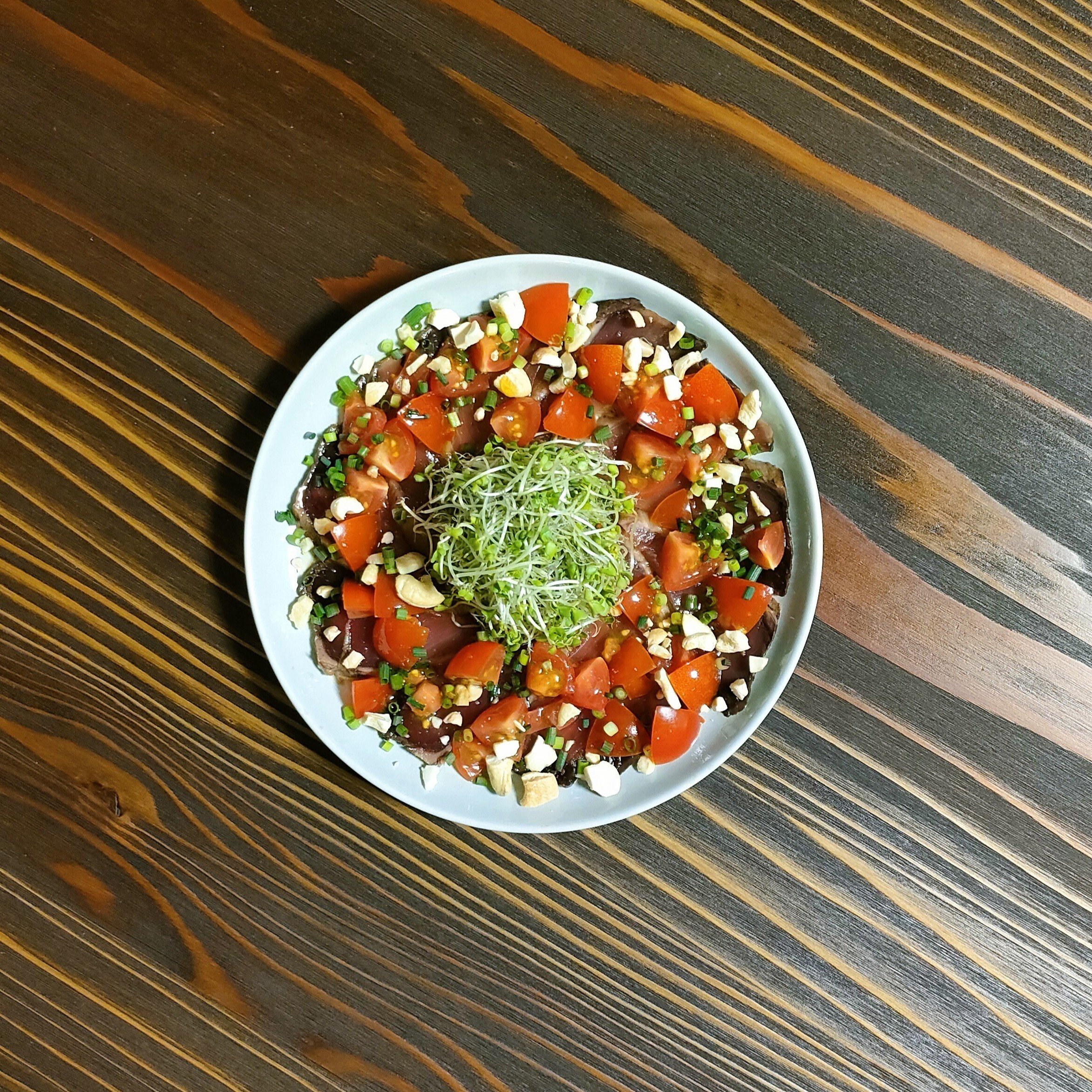 豆板醤でピリ辛 カツオの中華風カルパッチョ｜Moto recipe