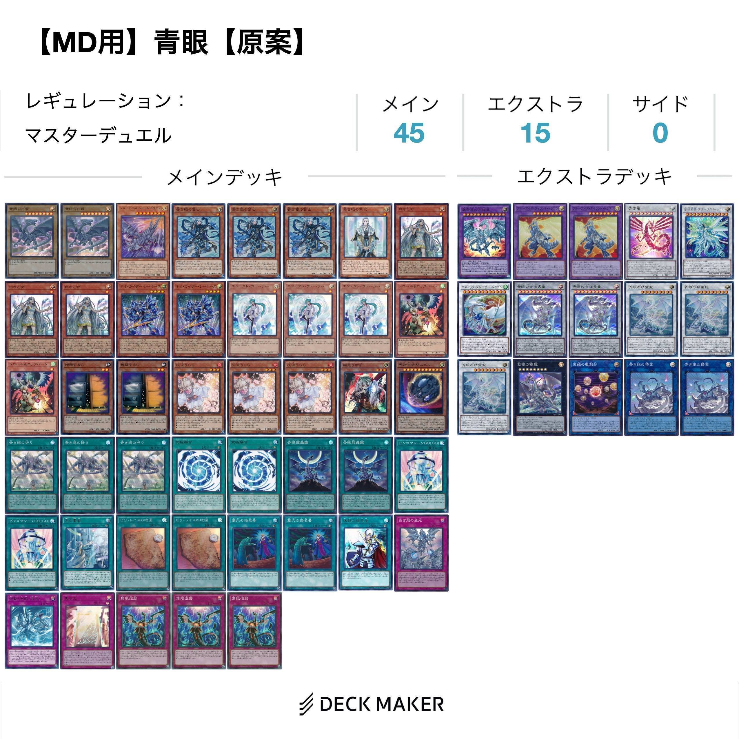 遊戯王】青眼デッキについて考える【MD編】｜ヤマさん