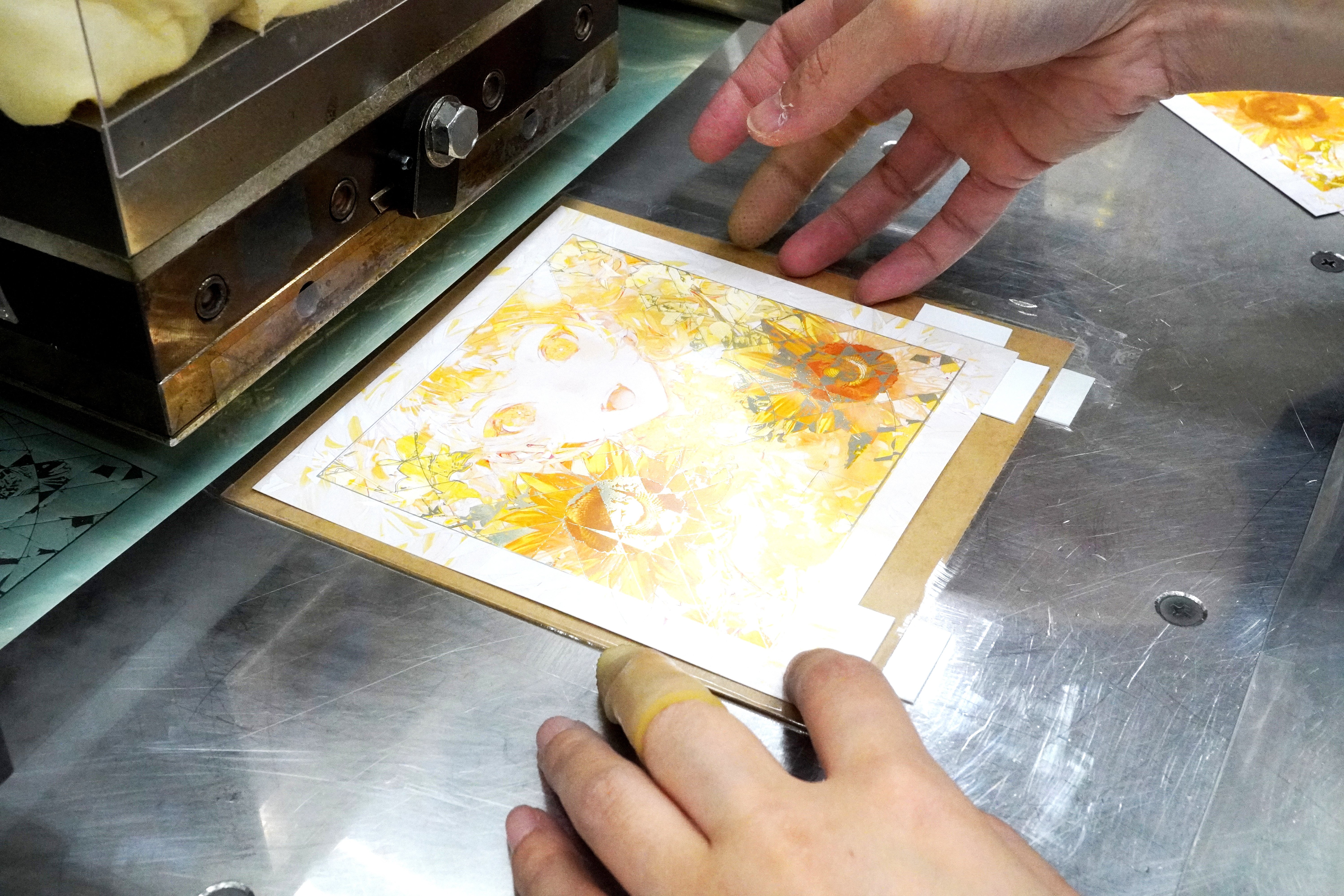 タイキ展 箔押しポストカード5種製作」｜コスモテック