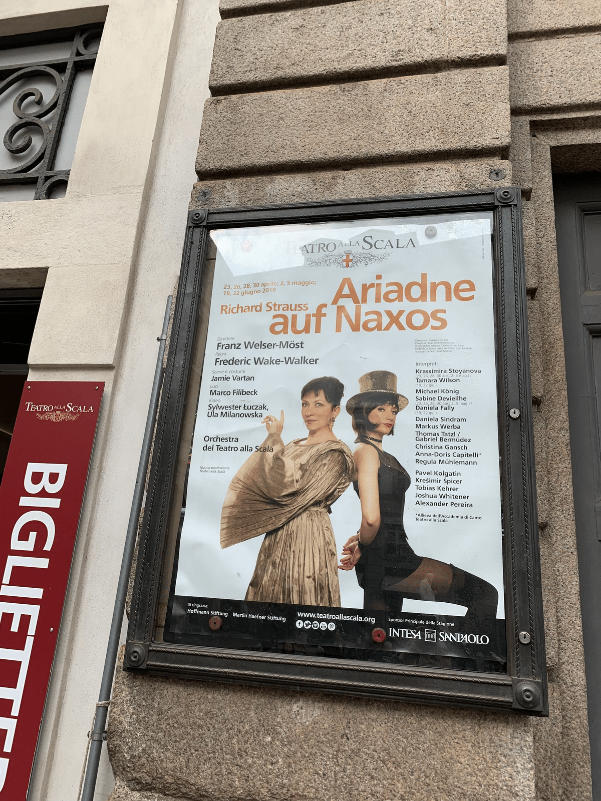 パリ・ミラノ 一人旅の話 6日目ースカラ座でオペラー｜美女子